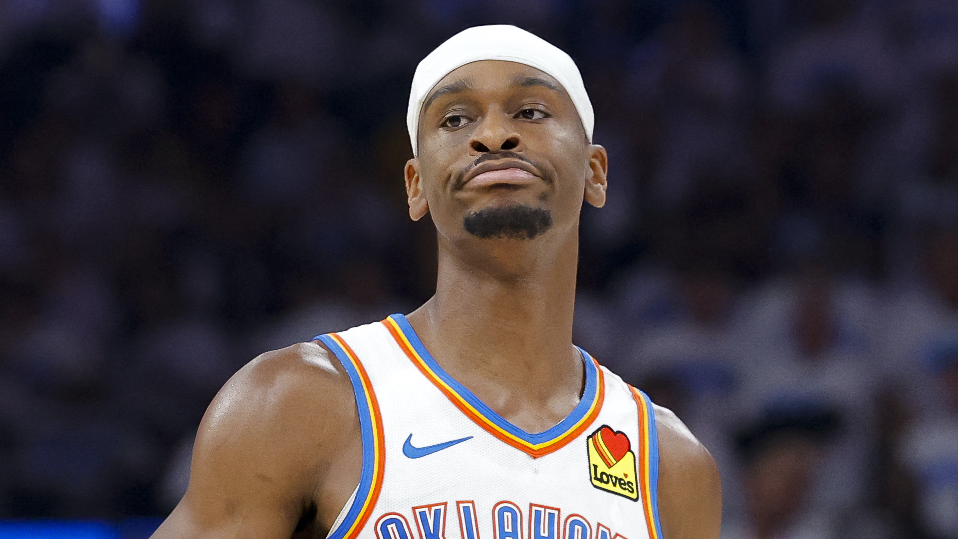 Shai Gilgeous-Alexander for the Oklahoma City Thunder in the 2025 NBA Finals.