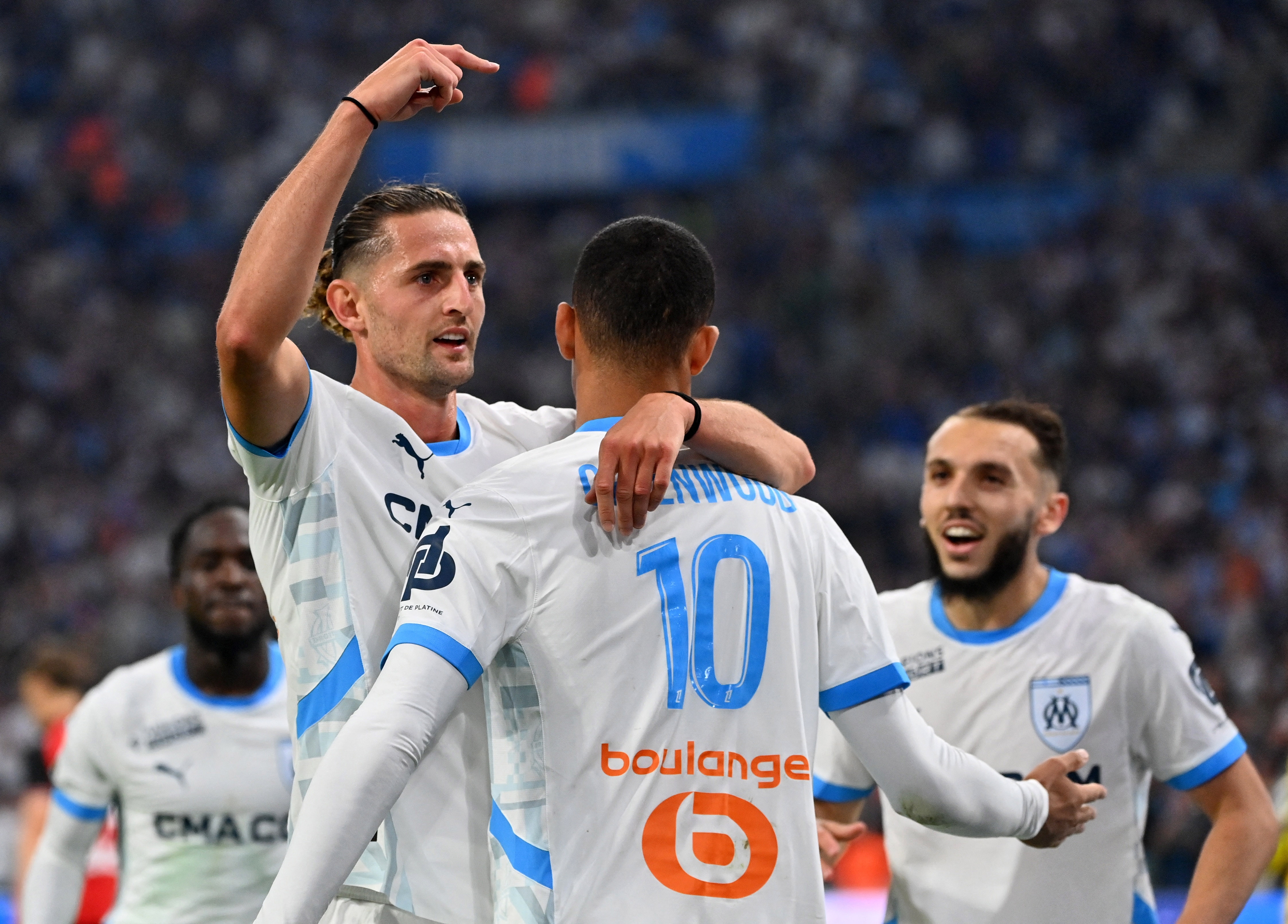 La joie de l'OM