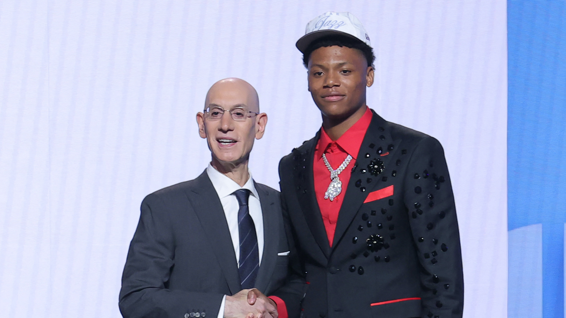 Ace Bailey being selected by the Utah Jazz at the 2025 NBA Draft.