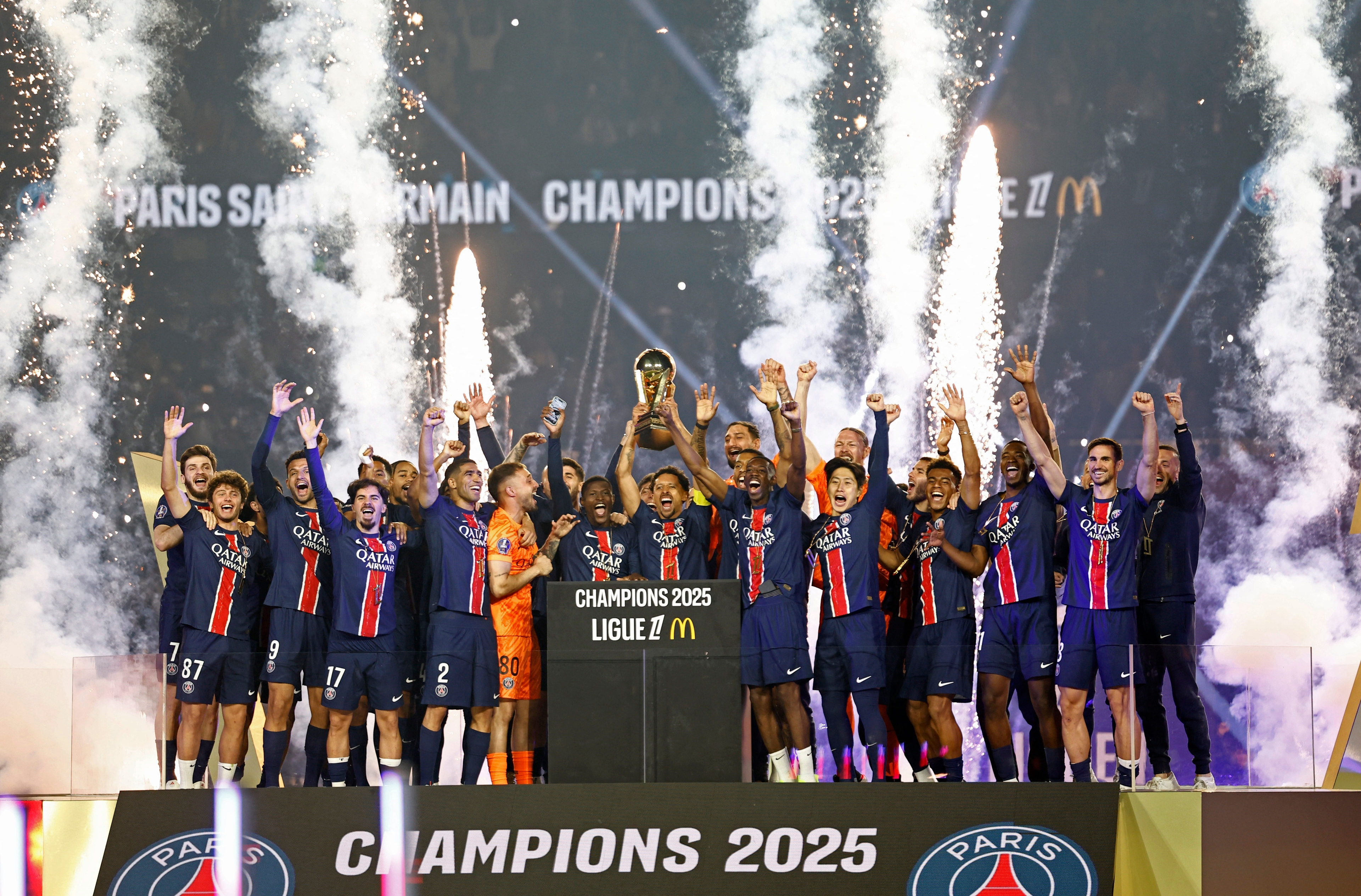 La joie du PSG