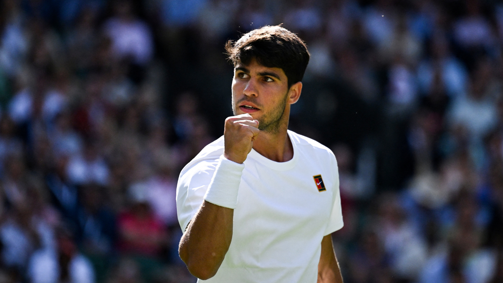 Wimbledon: Alcaraz safely through