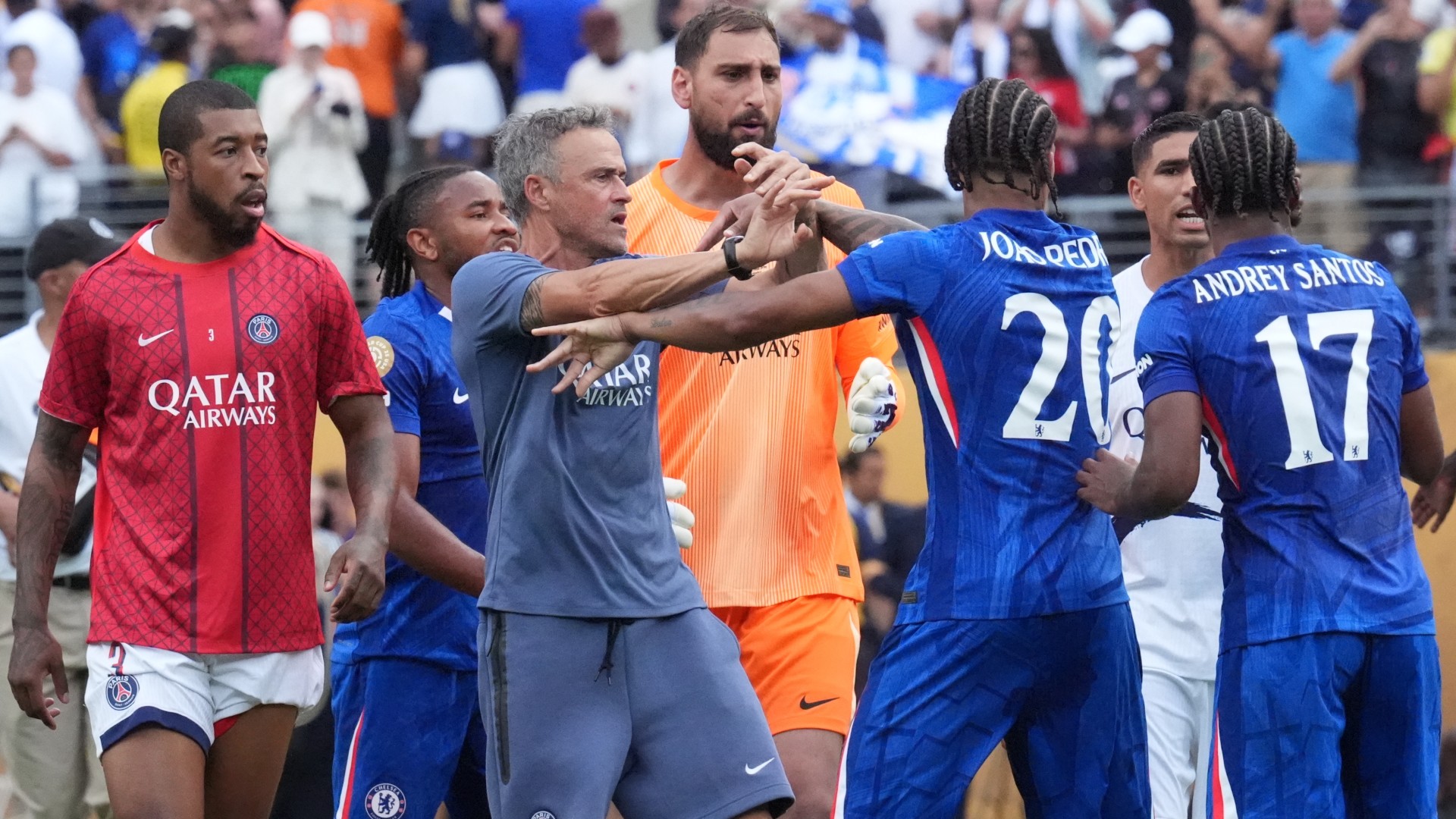 Luis Enrique regrets scuffle