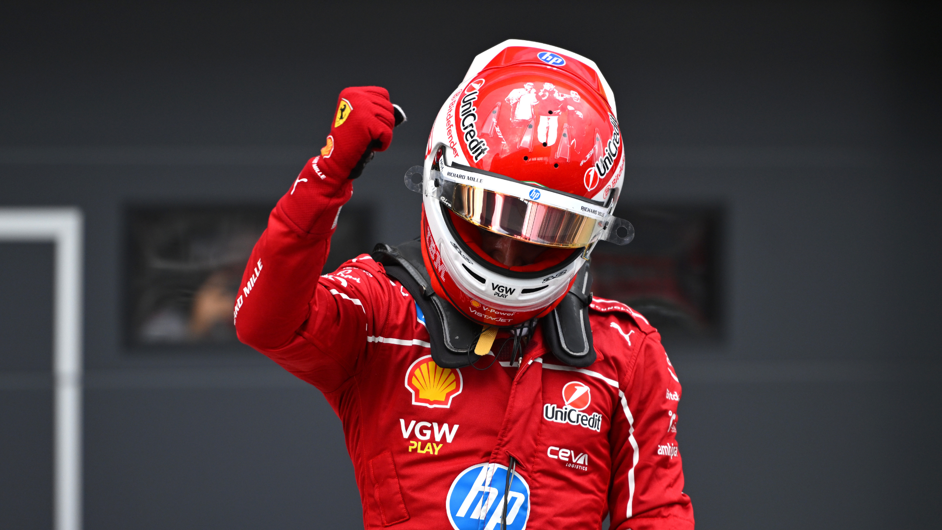 Leclerc takes pole in Hungary