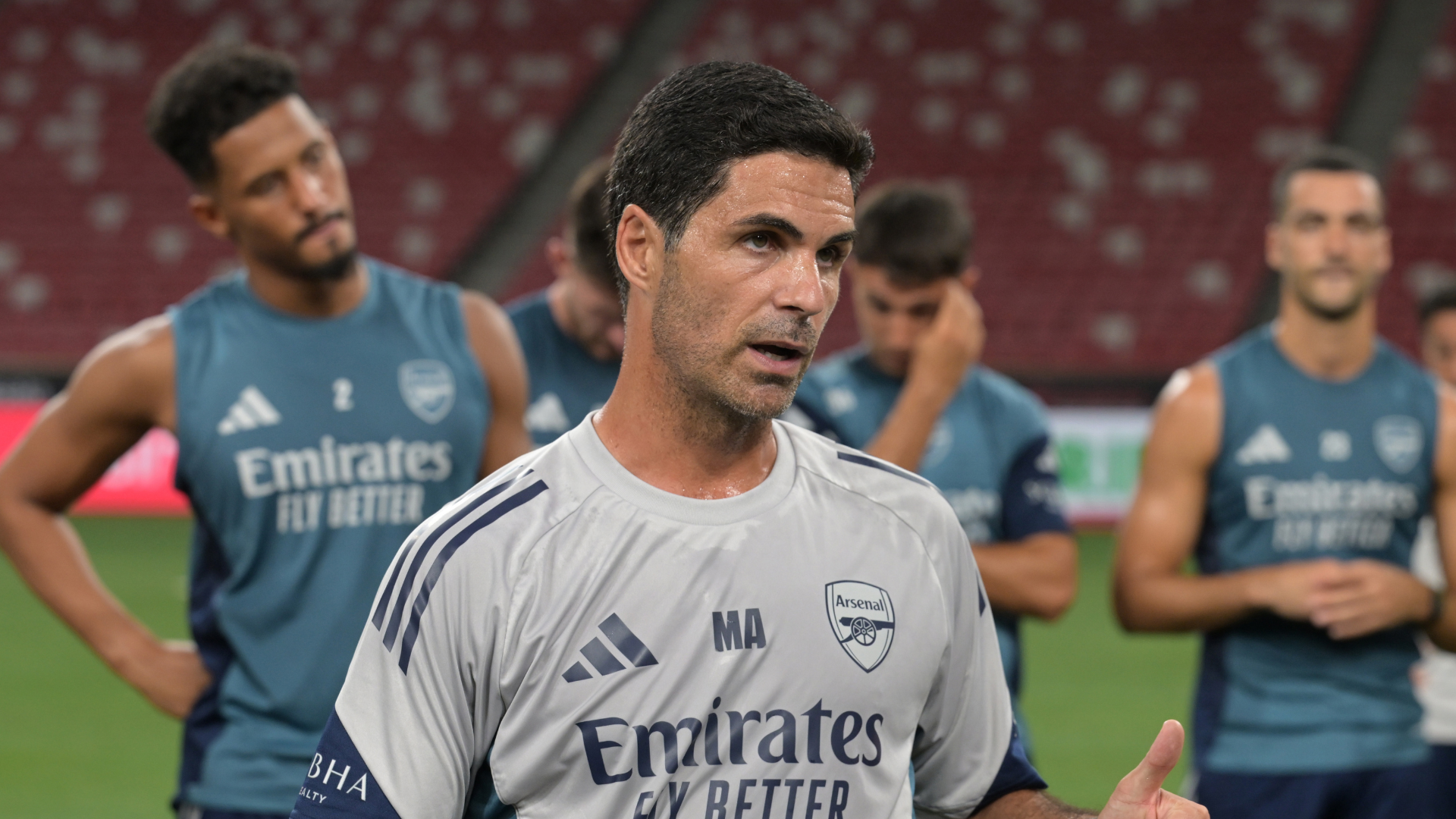 Arteta confident in Arsenal squad