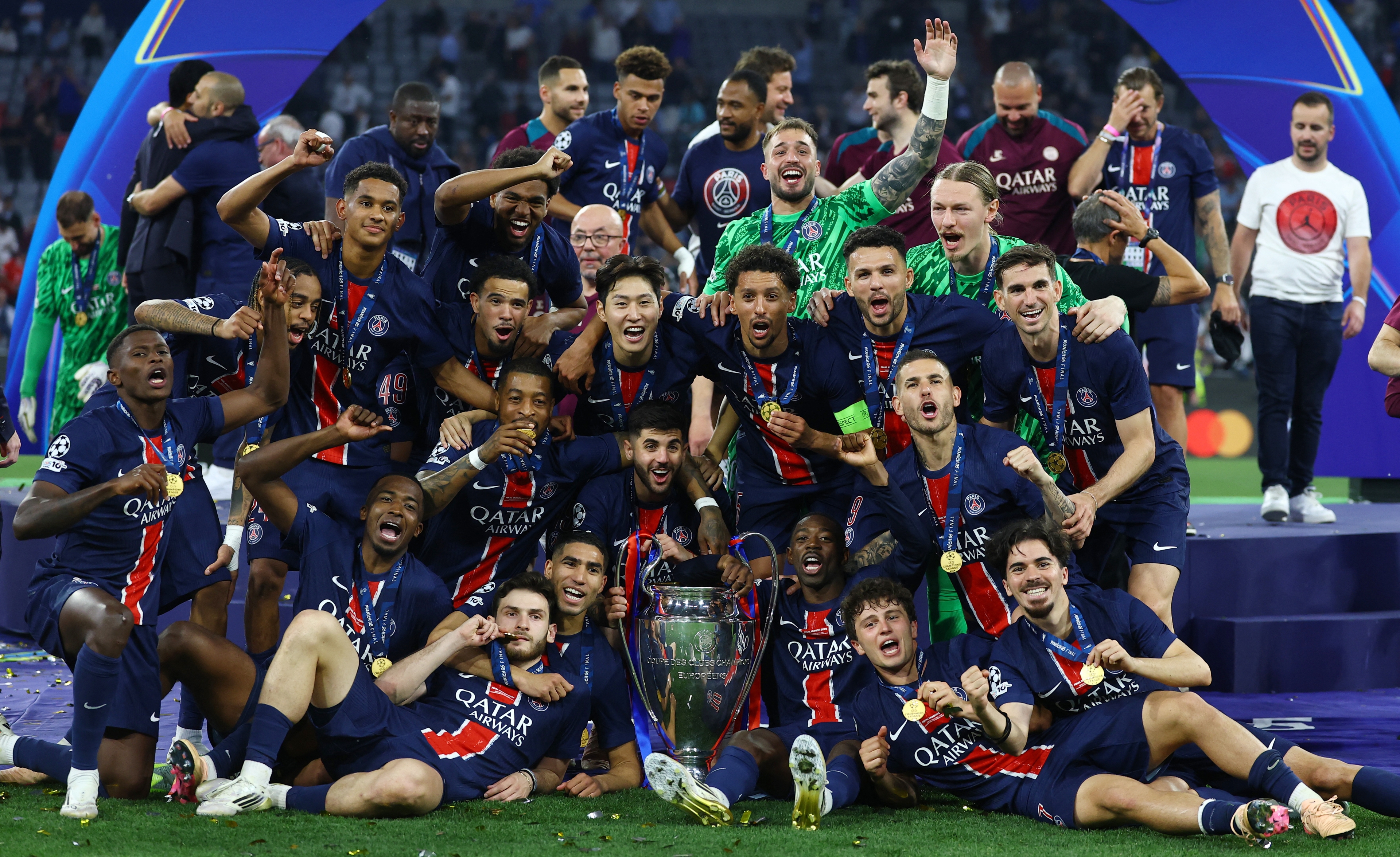 La joie du PSG