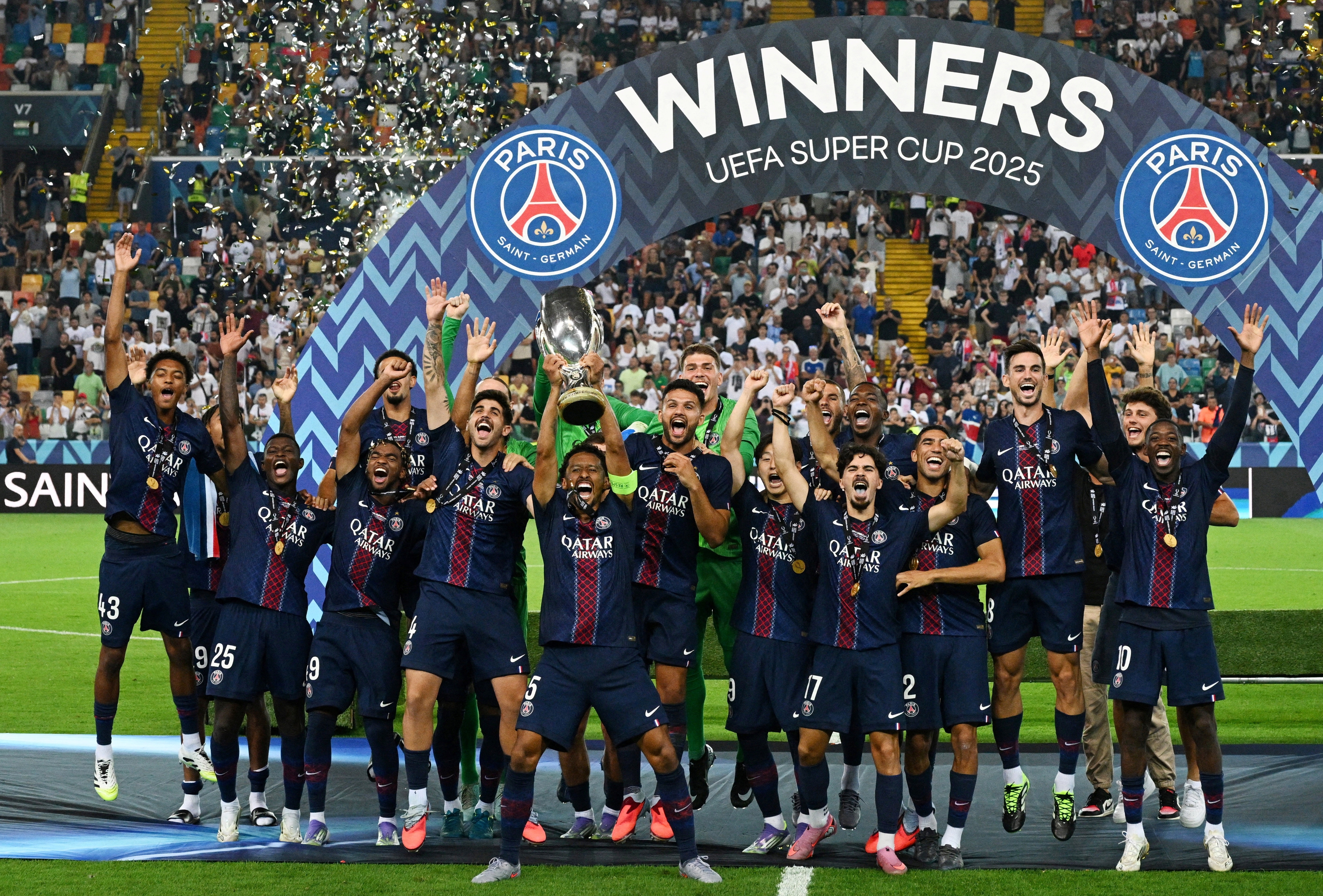 La joie du PSG