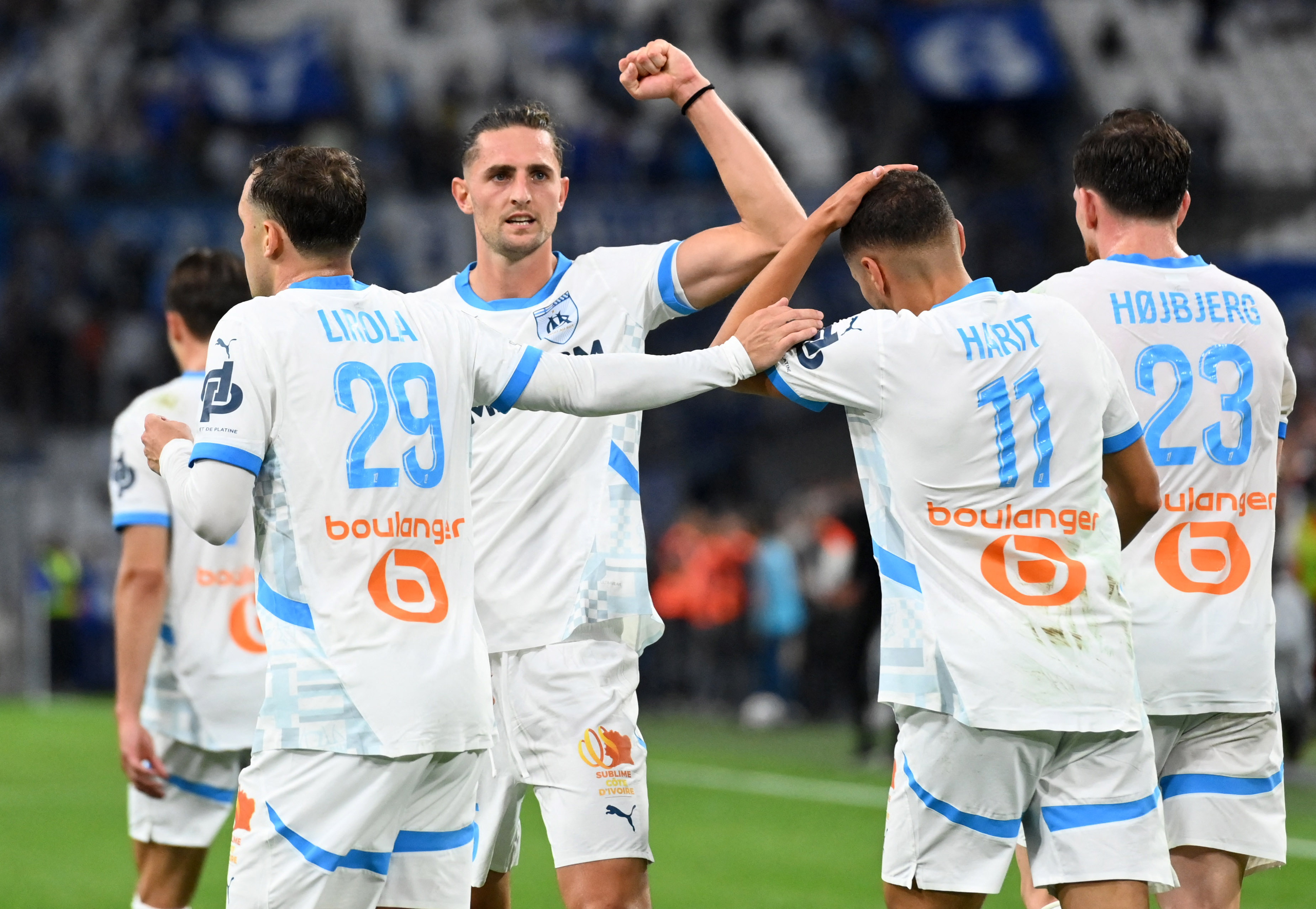 La joie de l'OM