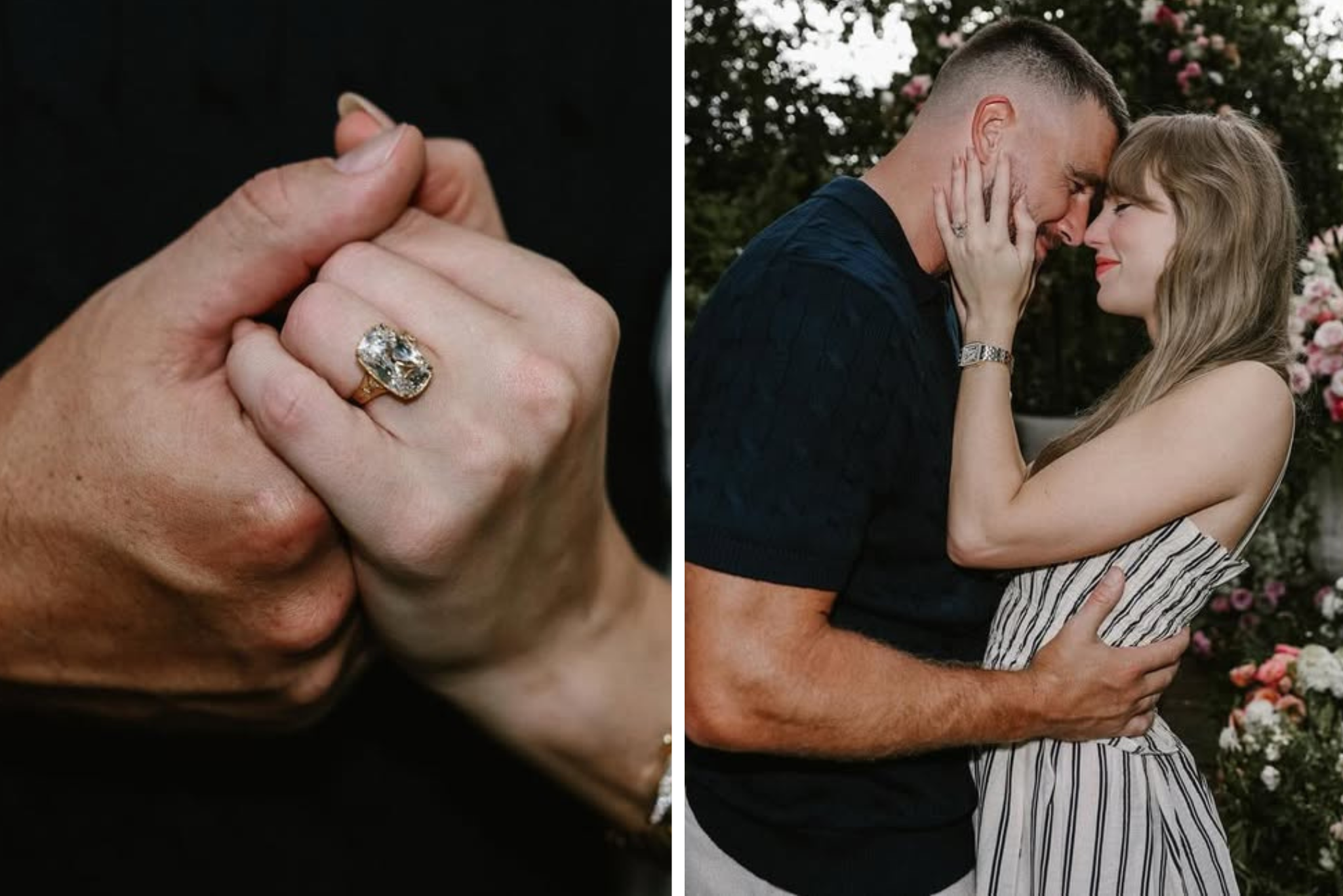 Taylor Swift &Travis Kelce.