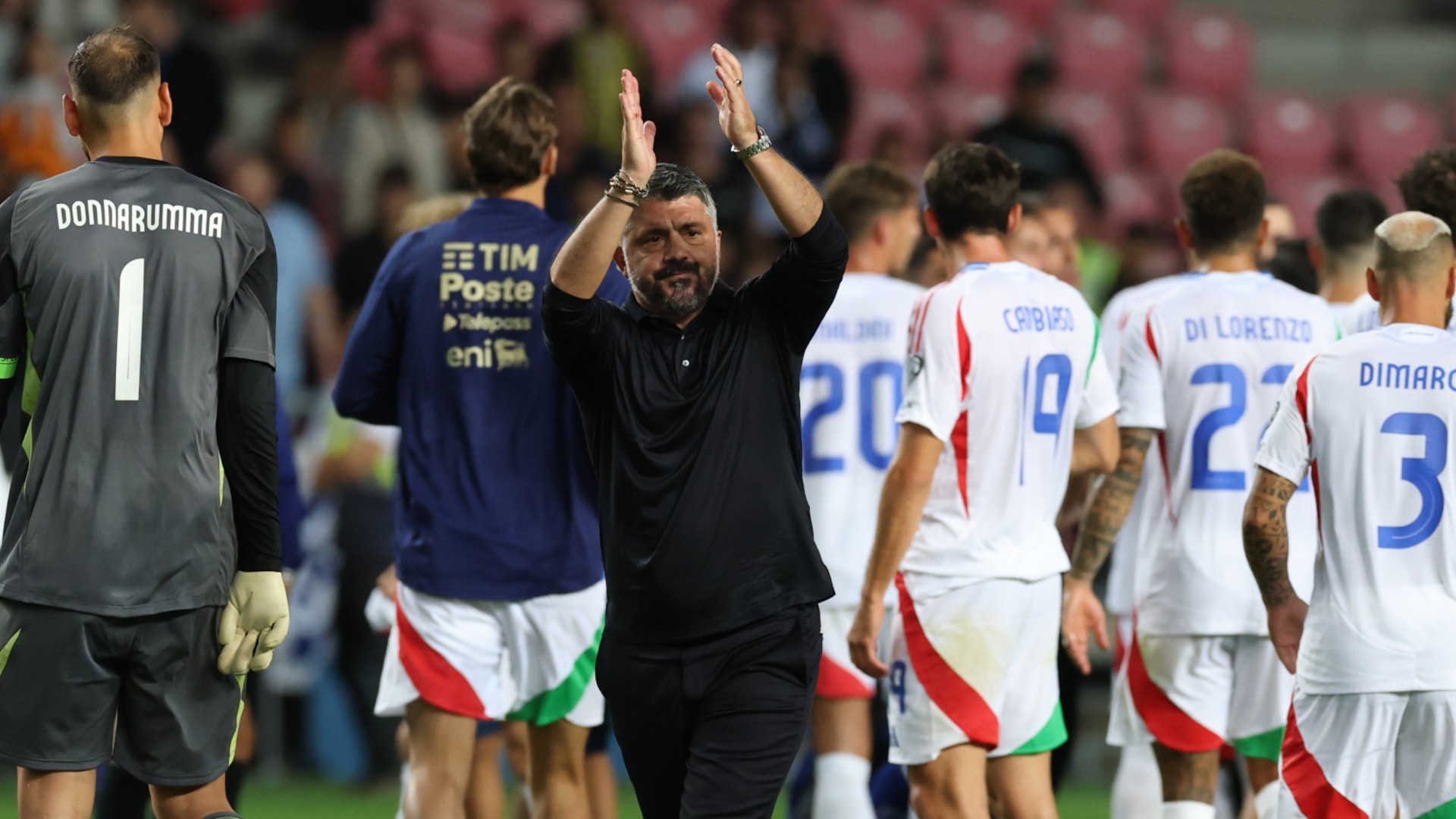 Gattuso credits Italy in late win