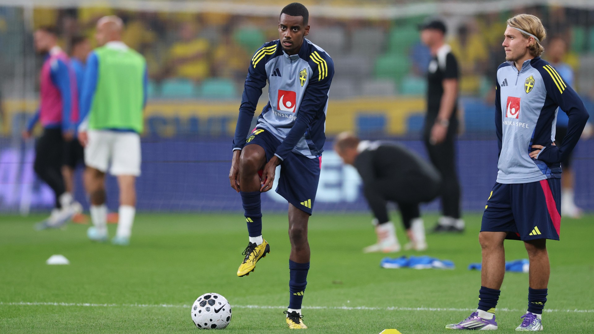 Isak glad to play football again