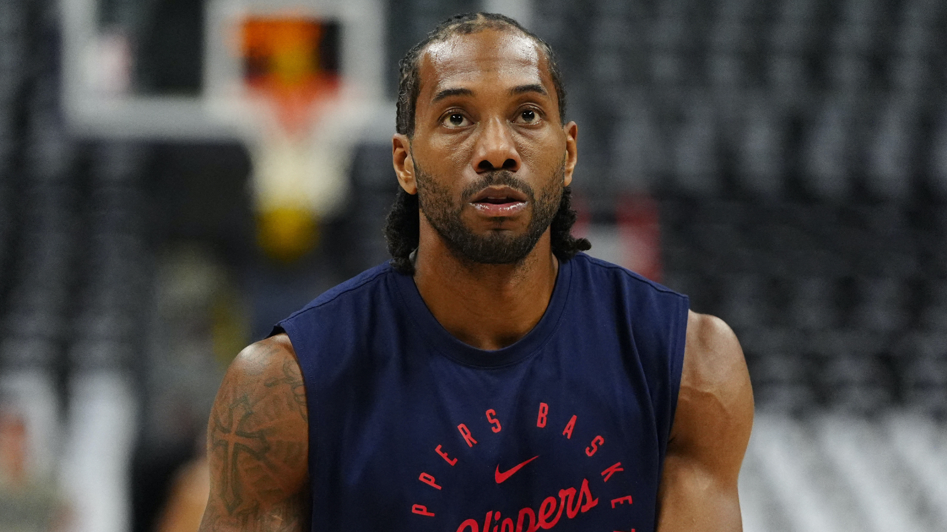 Kawhi Leonard for the Los Angeles Clippers.