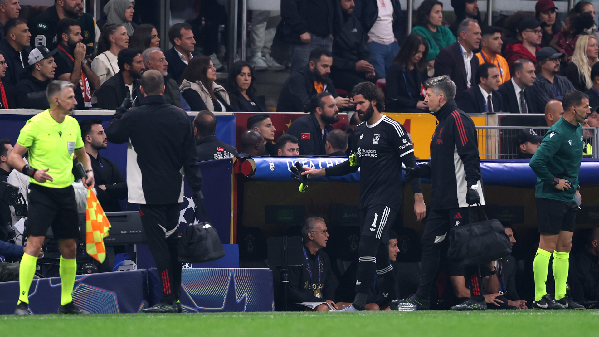 Alisson out of Chelsea clash