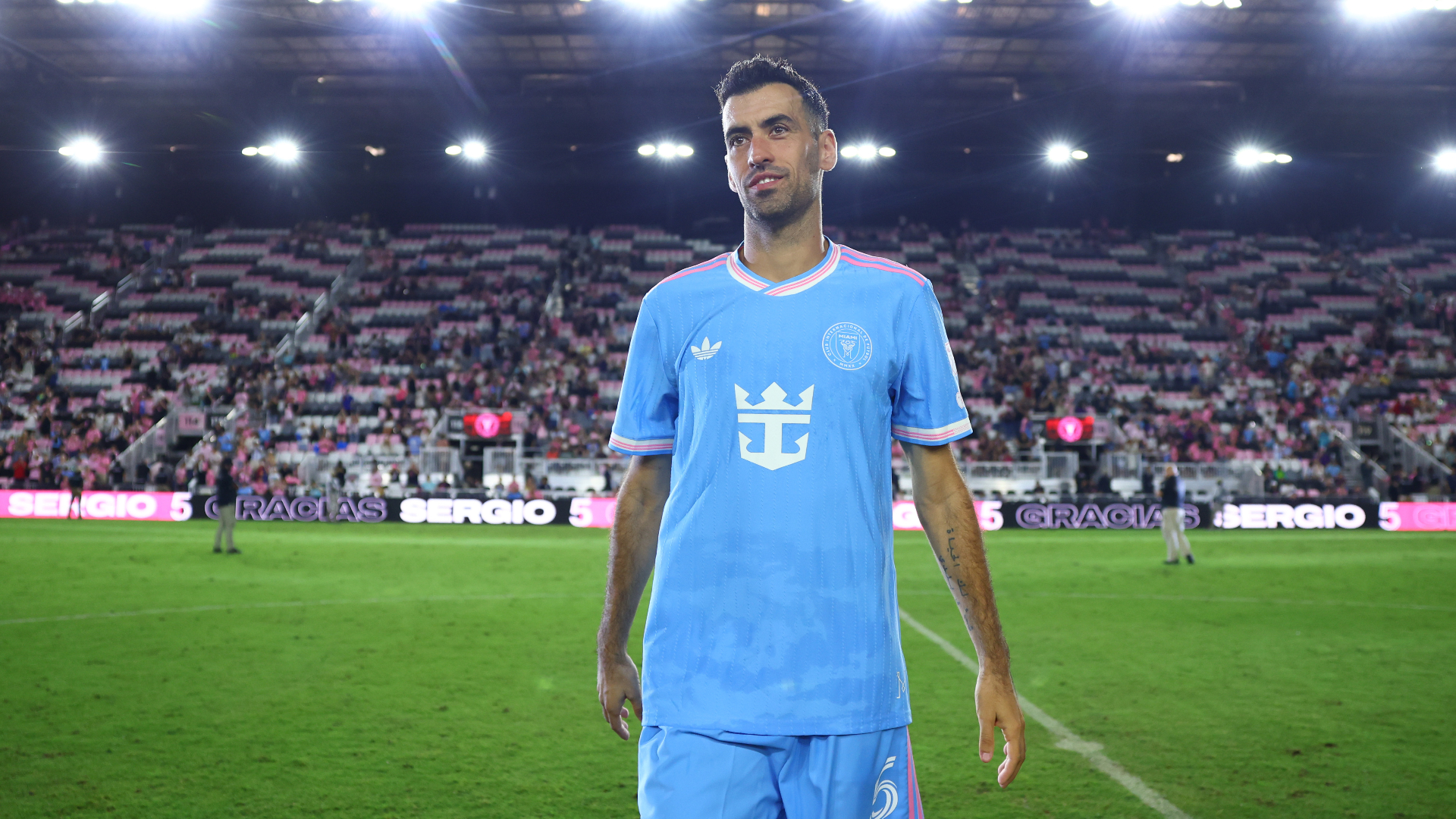 Miami pay tribute to Busquets