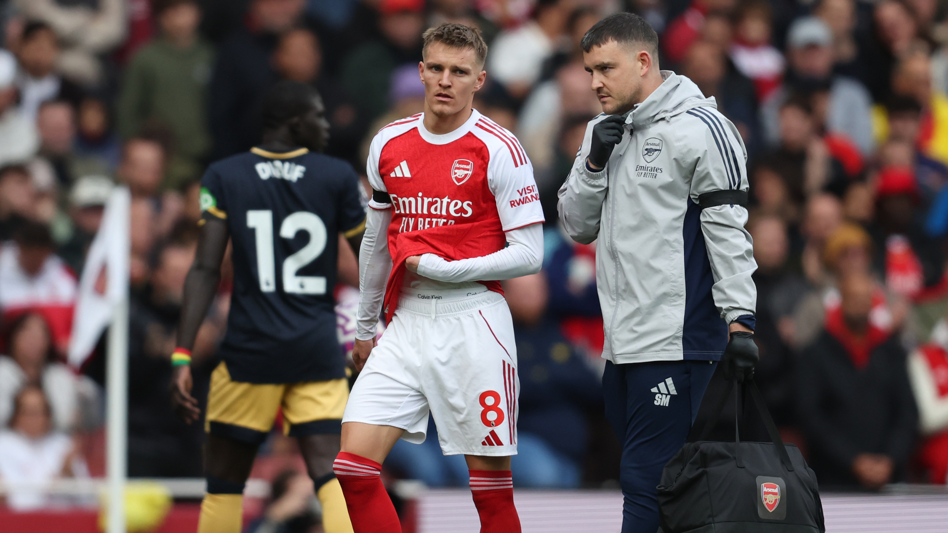 Odegaard suffers MCL injury