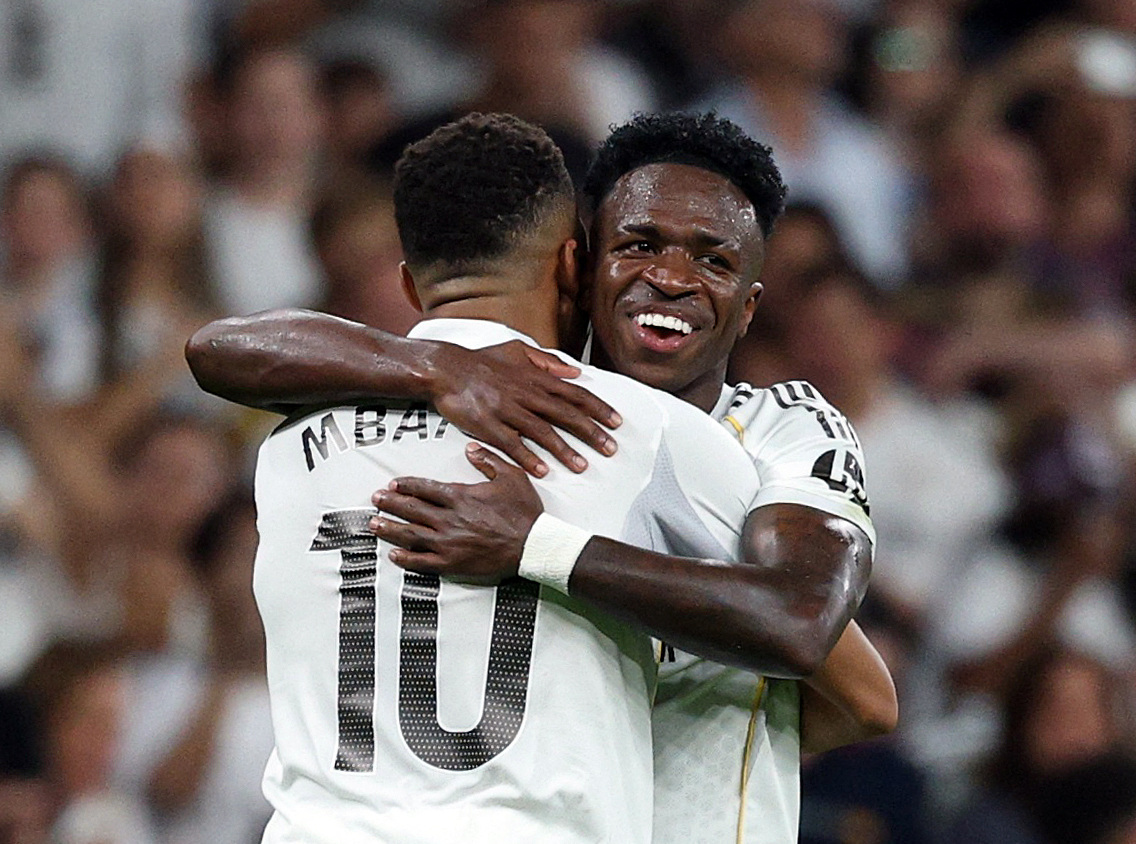 Kylian Mbappé et Vinicius Jr