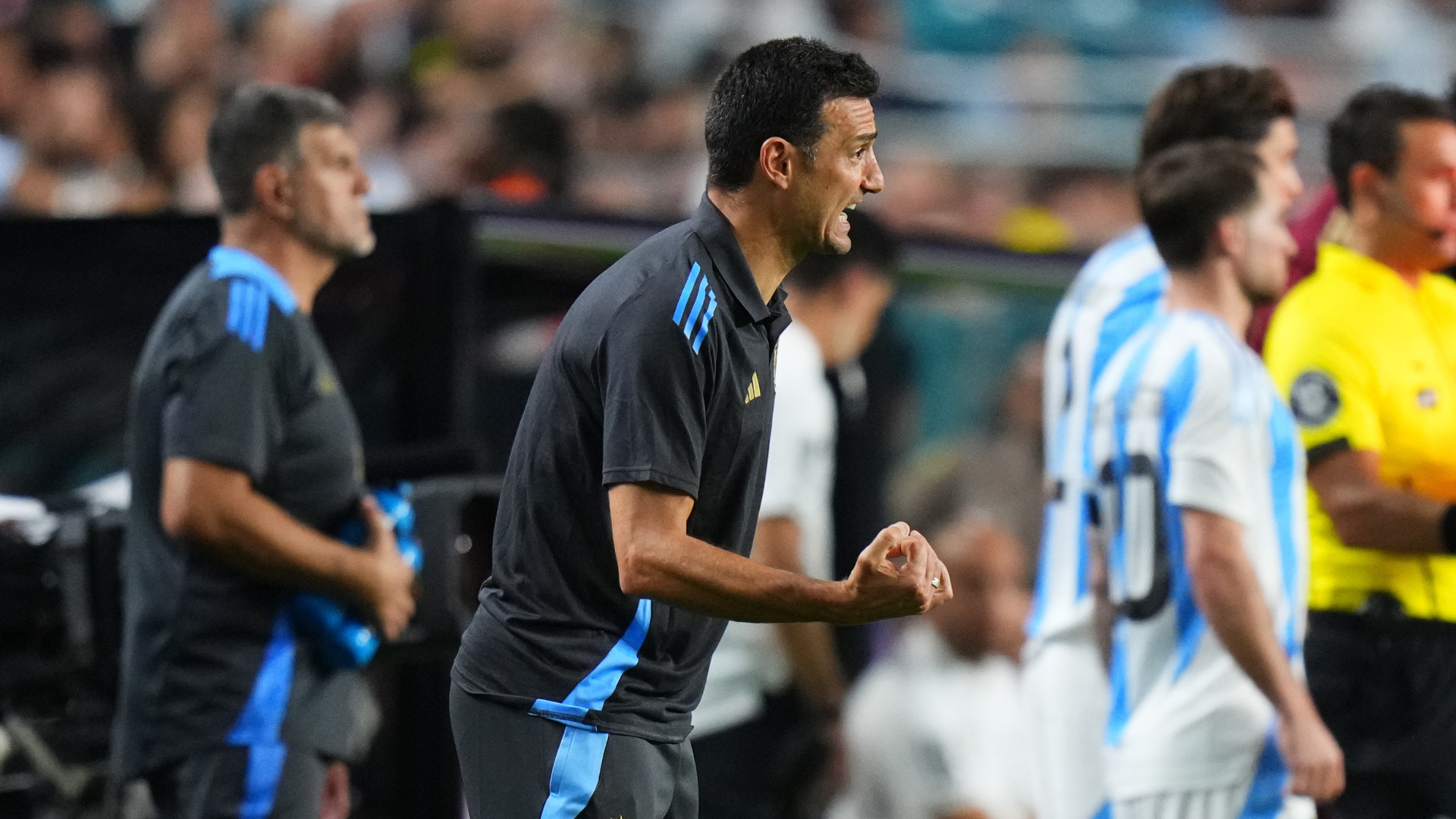 Scaloni lauds Argentina debutants