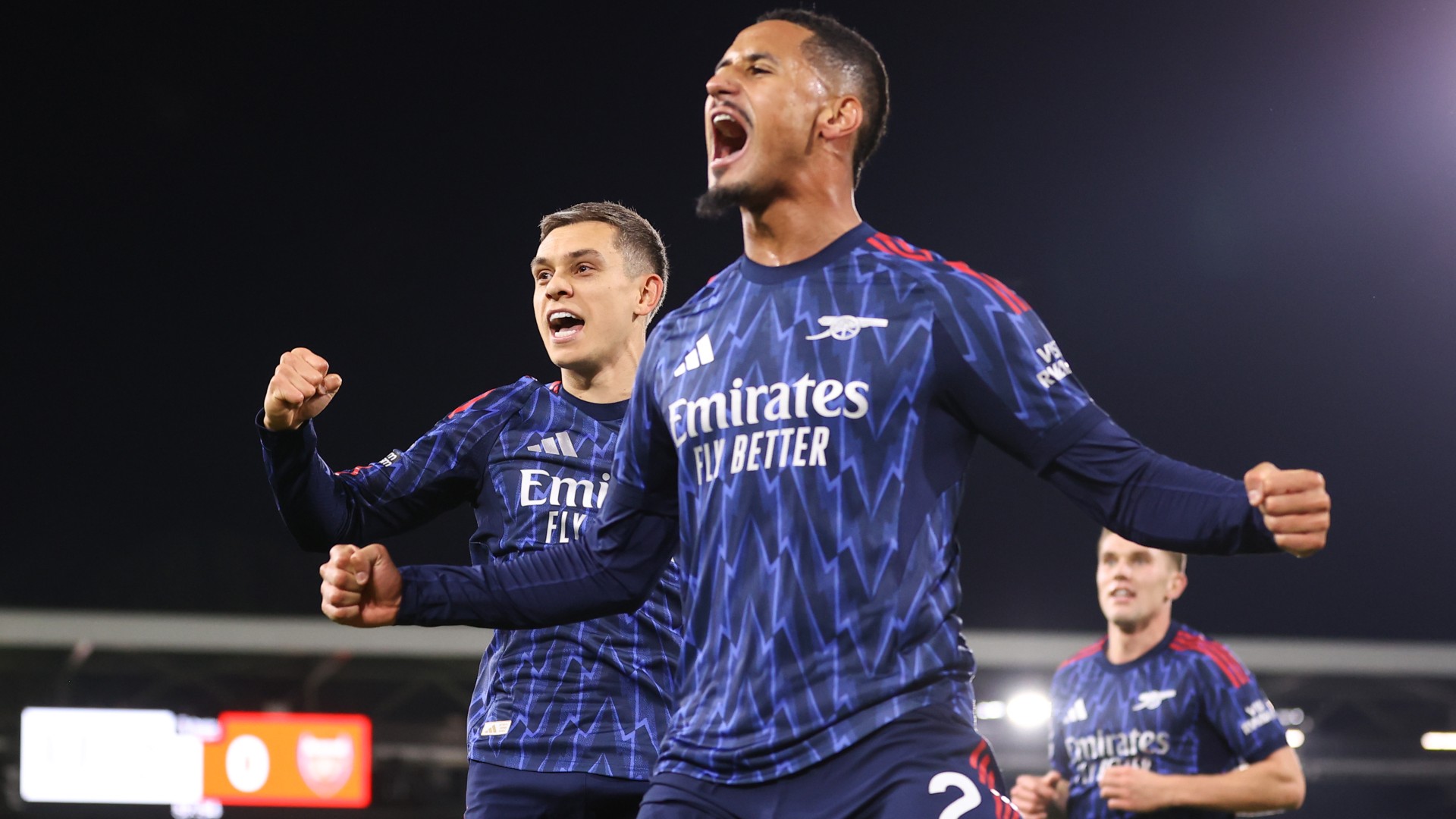 Trossard praises Arsenal defence