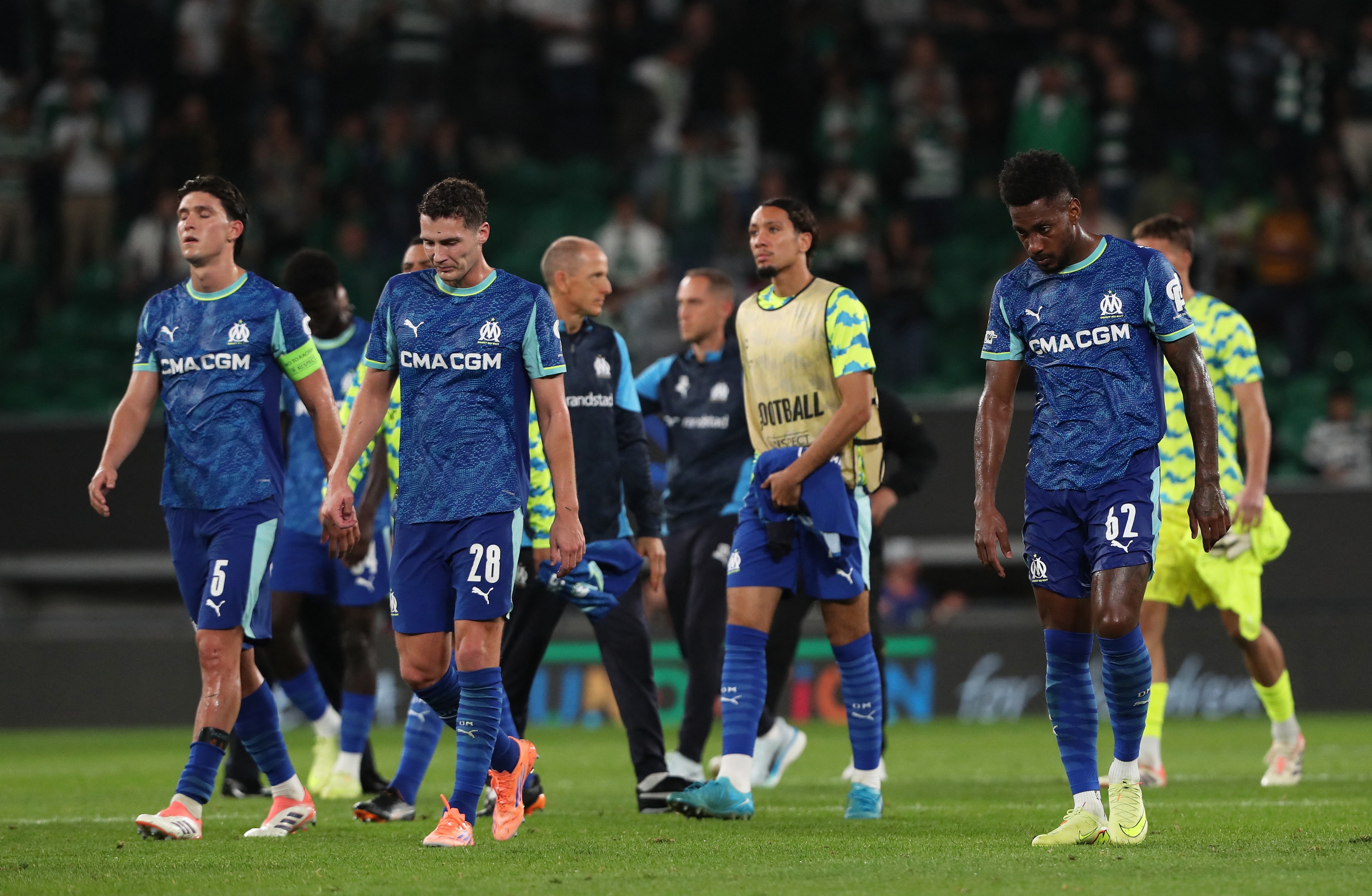 La déception de l'OM