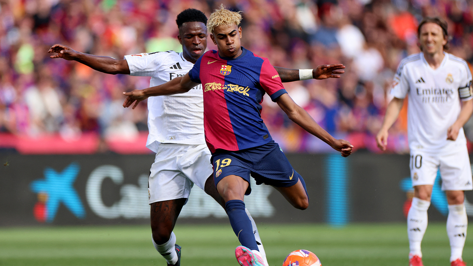 Vinícius Junior y Lamine Yamal