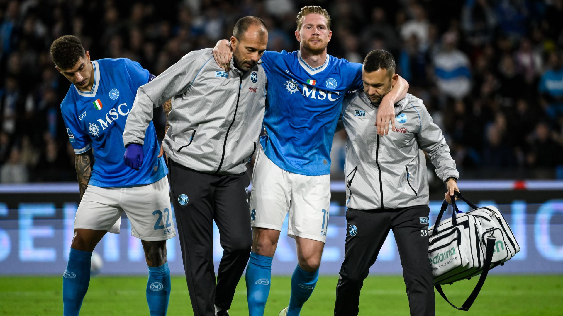 De Bruyne suffers 'high-grade' tear