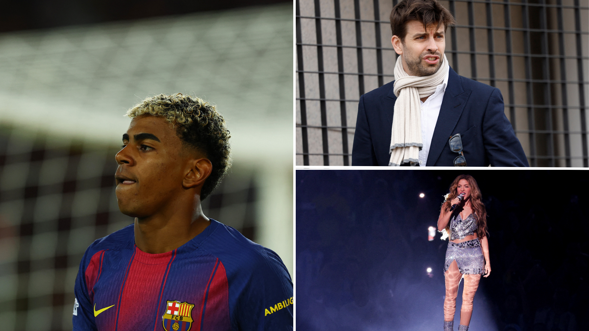 Lamine/Piqué y Shakira