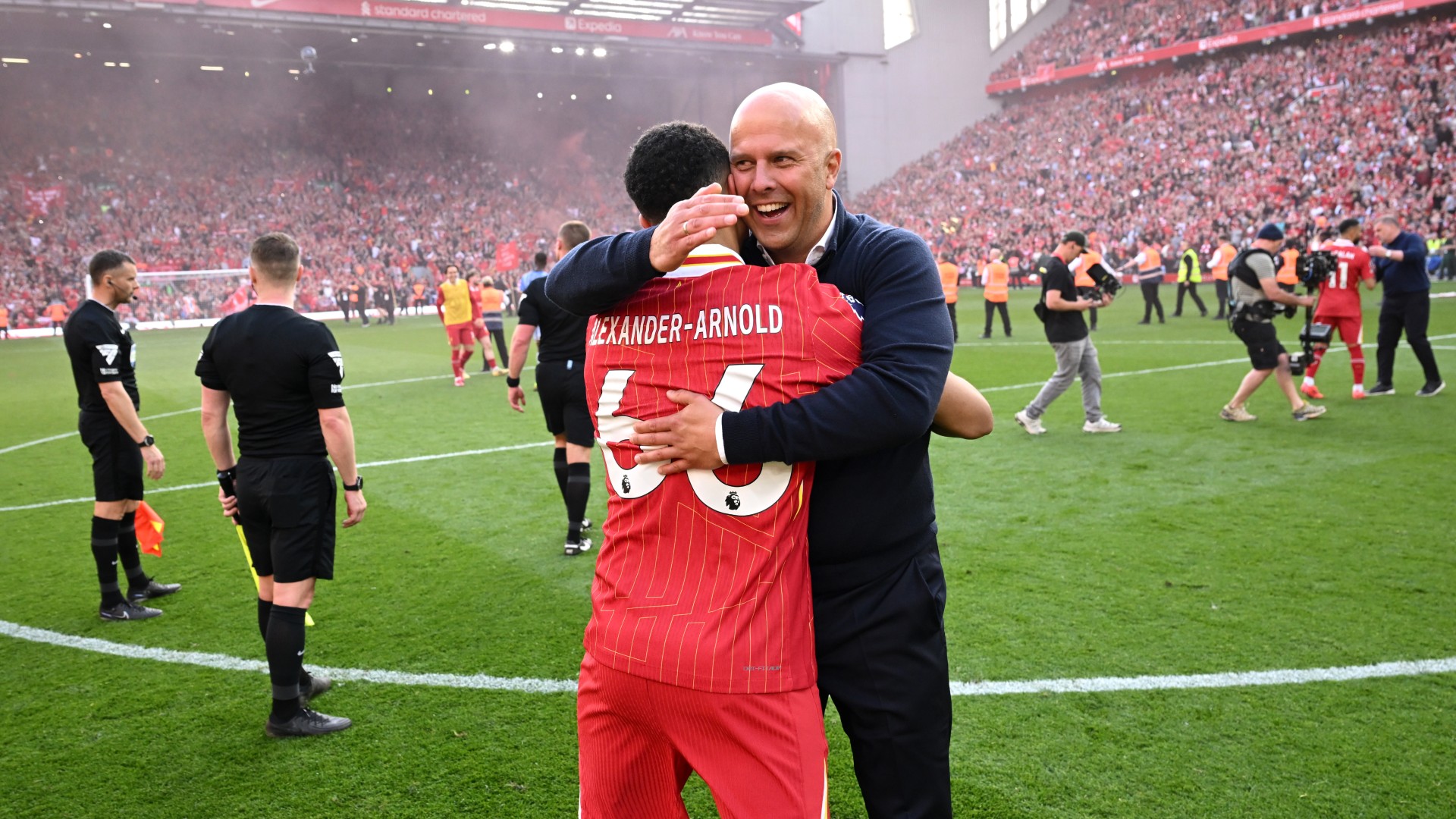 Slot giving Trent warm welcome