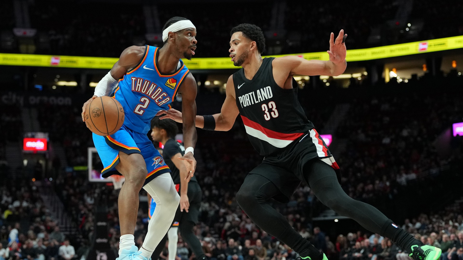 Blazers hand Thunder first loss