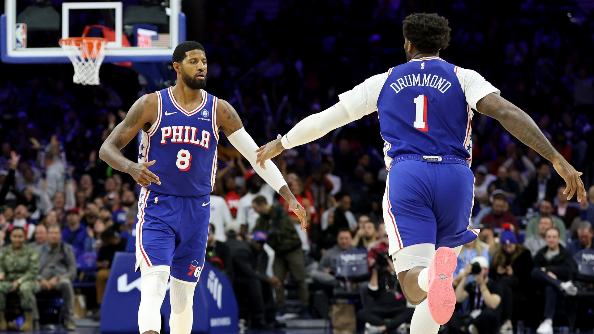 George thrilled with 76ers return
