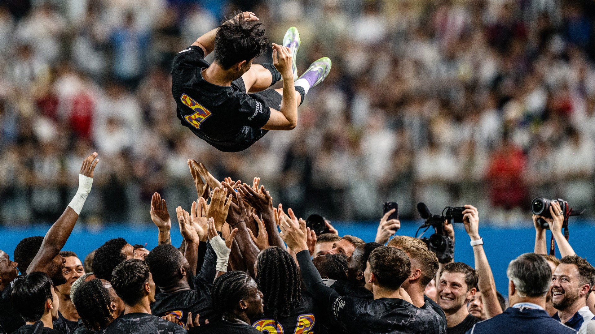 Son to return for Spurs farewell