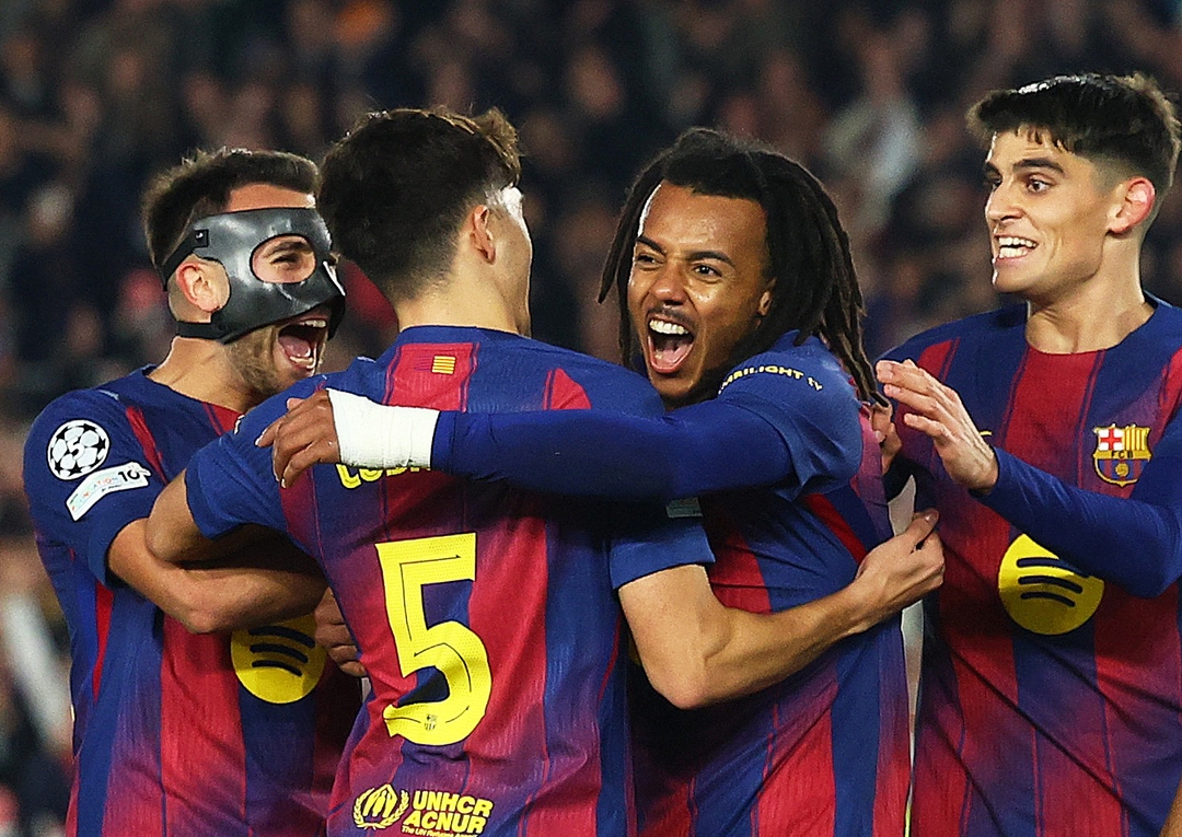 Barcelona Comes Back With a Brace From Jules Koundé to Defeat Eintracht