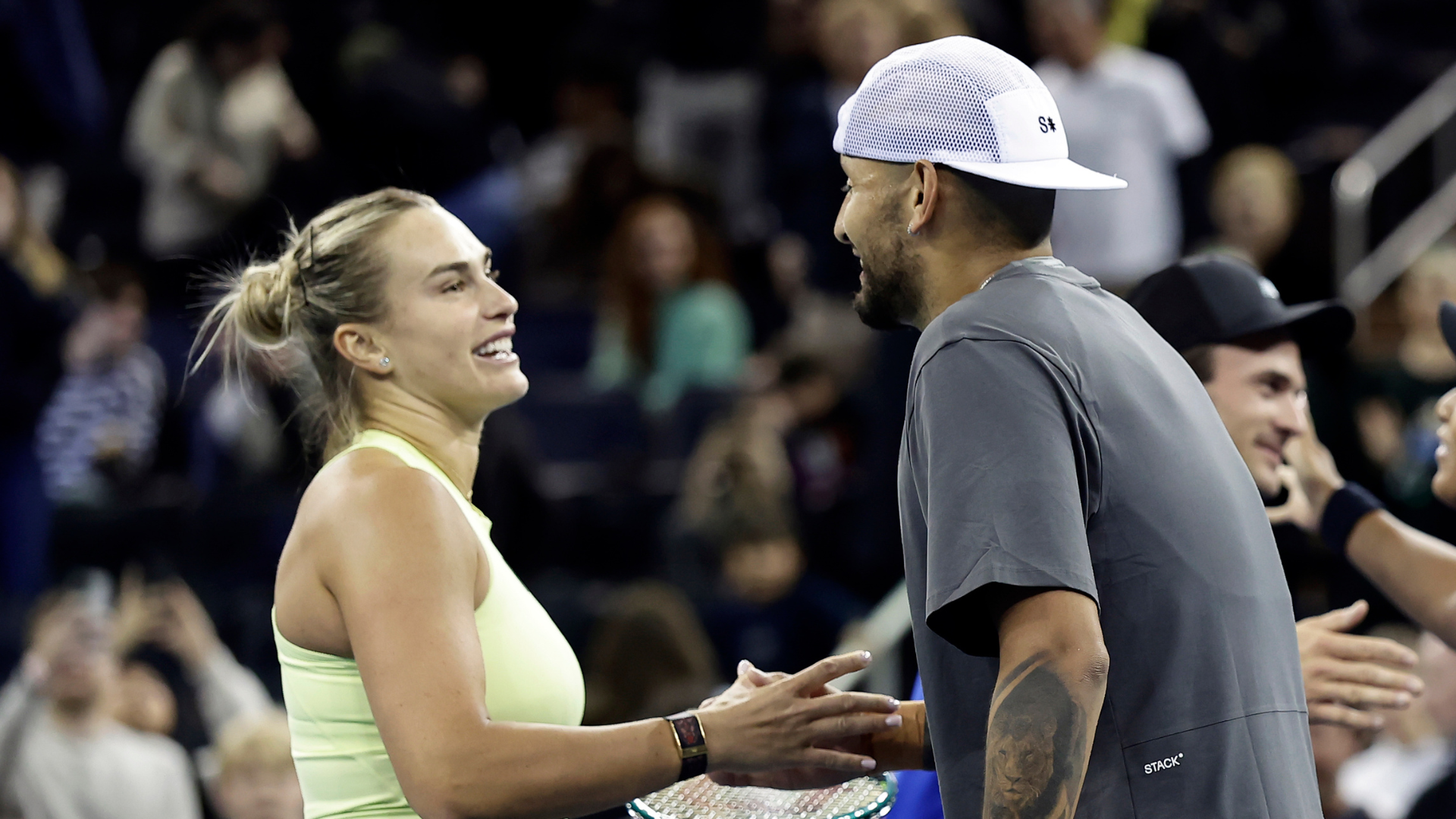 Sabalenka: Kyrgios tie not damaging