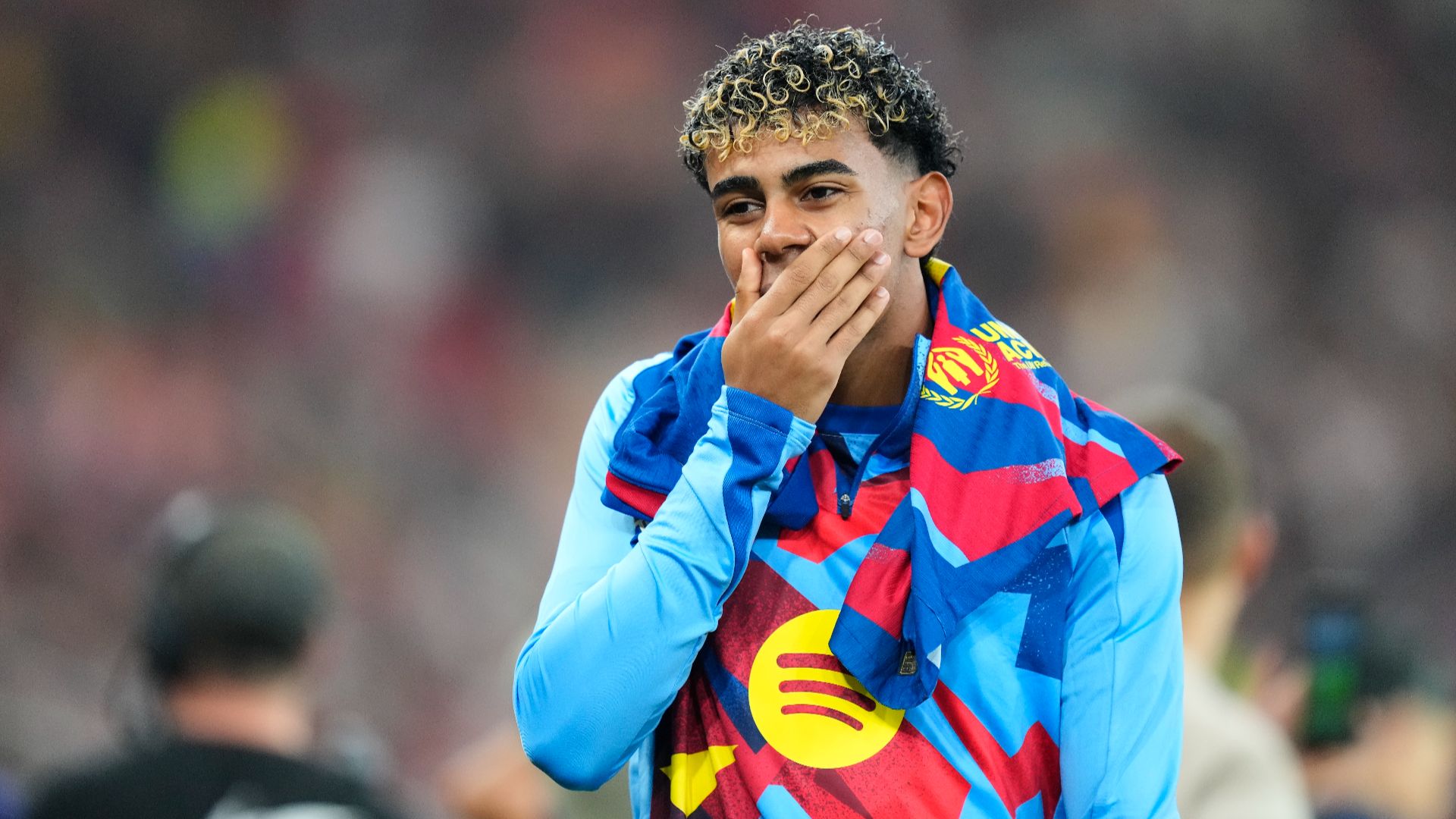 Yamal benched due to stomach issue