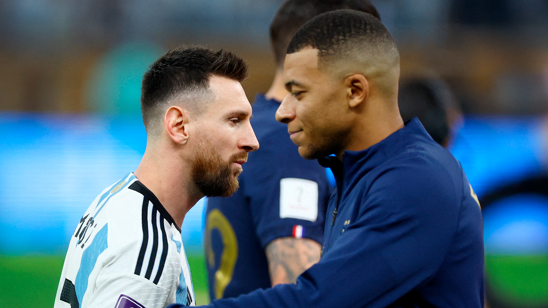 Lionel Messi y Kylian Mbappé