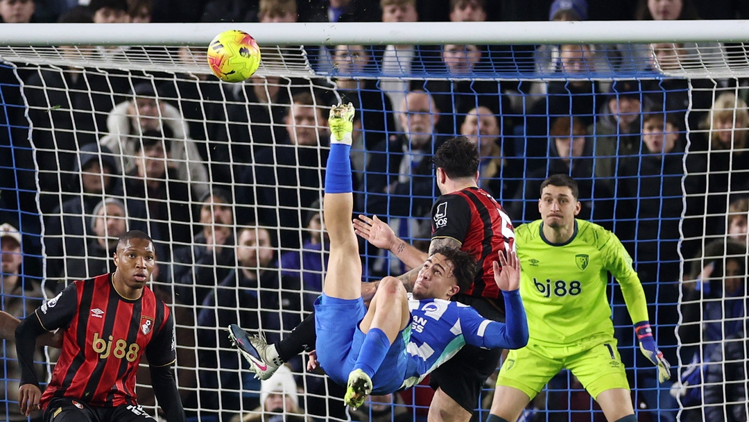 Magiczny gol w doliczonym czasie gry! Brighton ratuje remis z Bournemouth po spektakularnym strzale