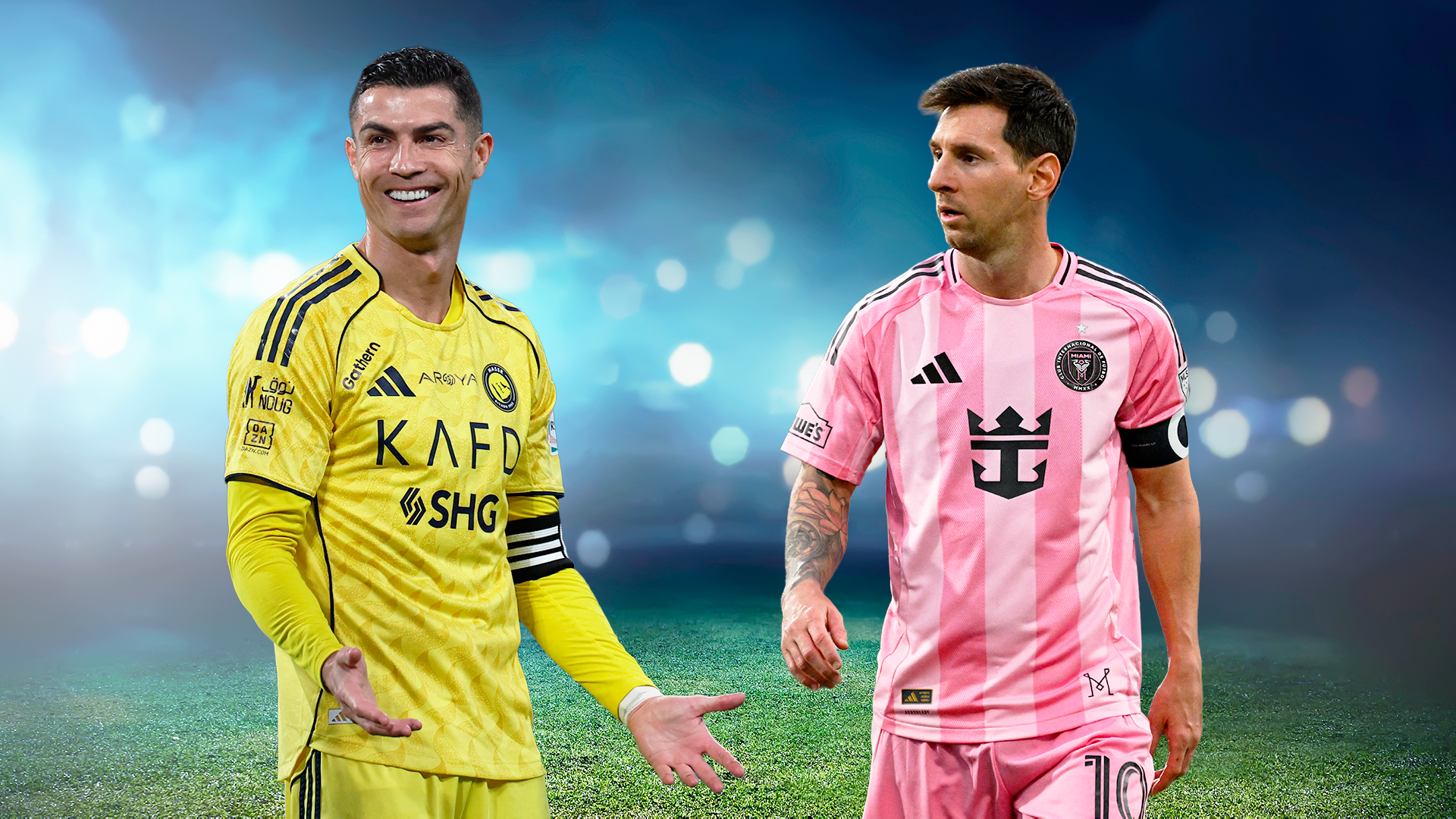 Cristiano Ronaldo y Lionel Messi