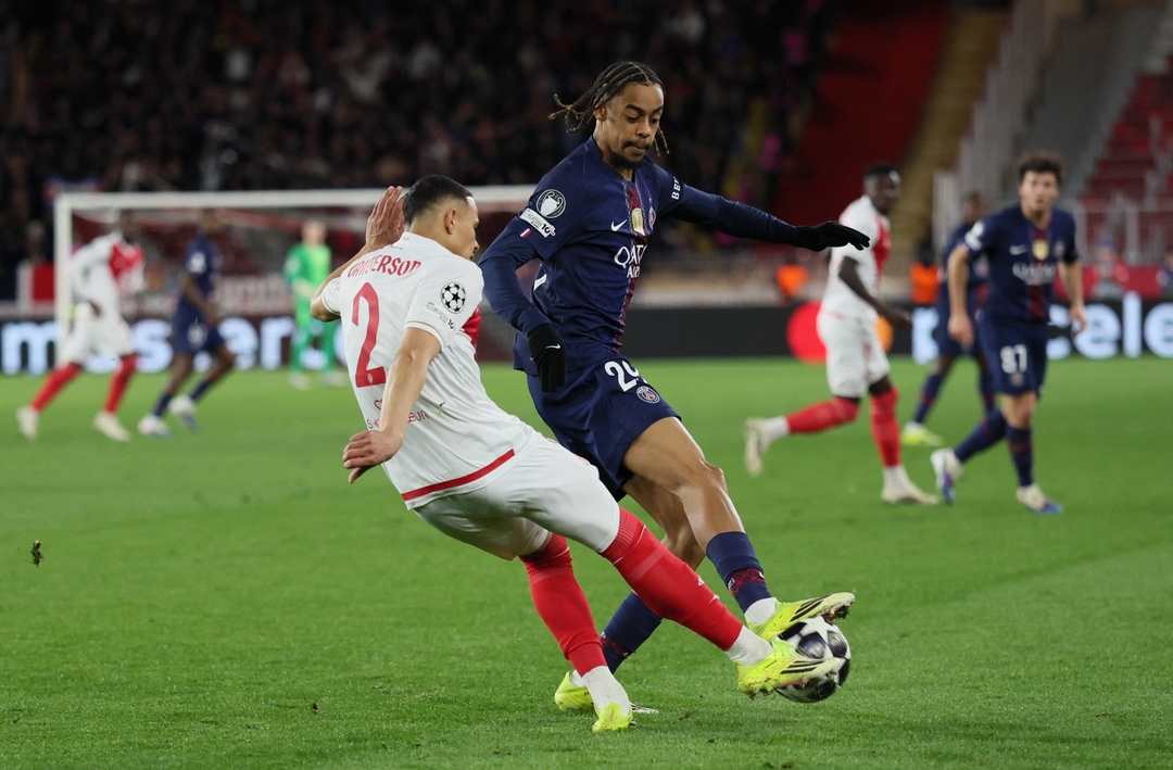 PSG vs 모나코 경기 관련 이미지