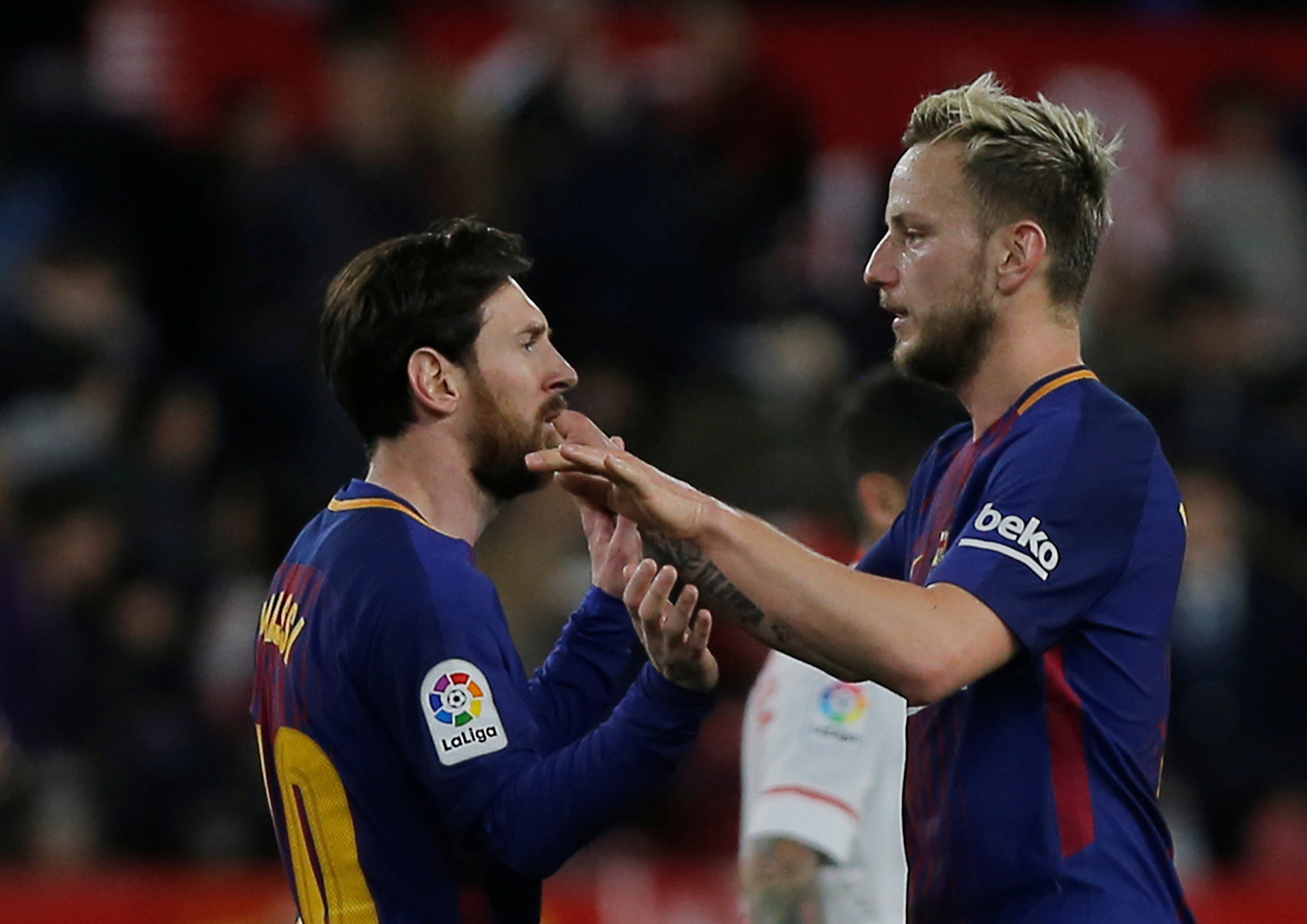 Messi Rakitic Barcelona