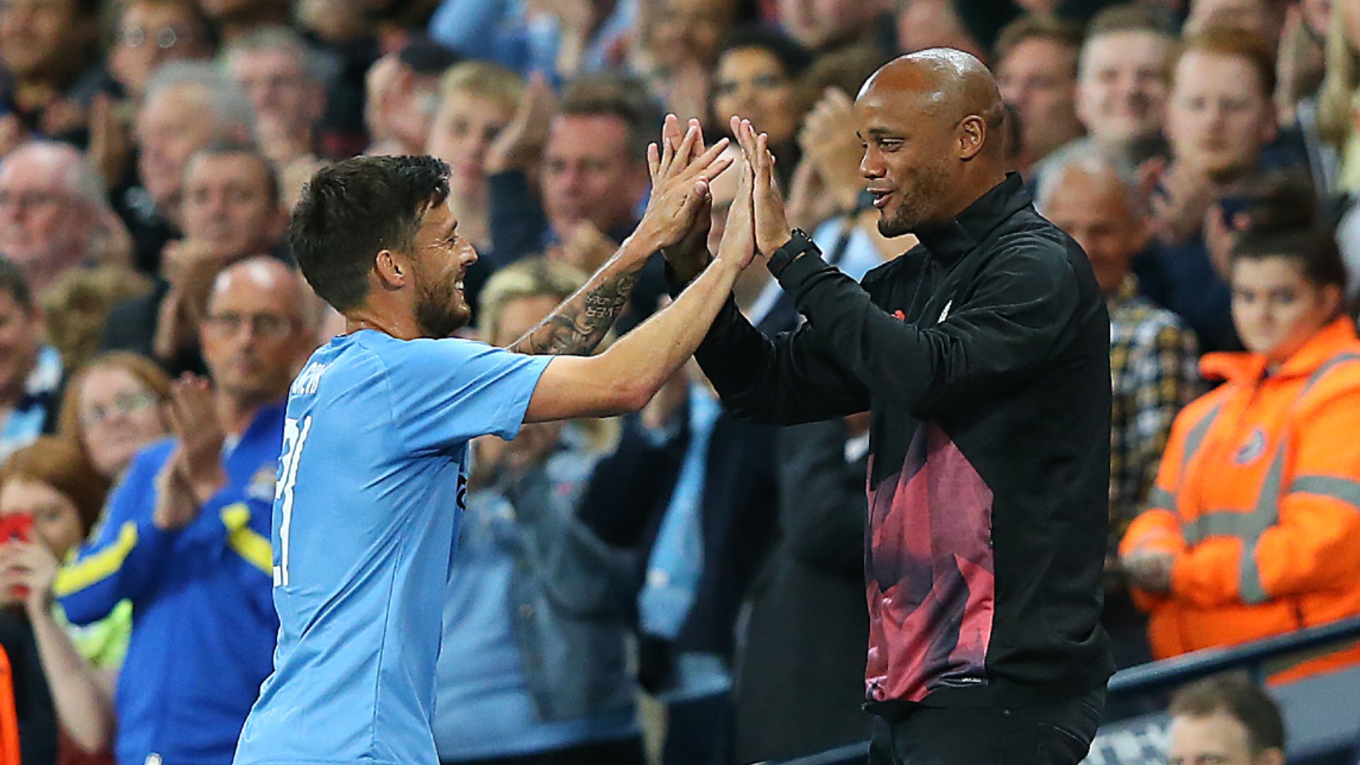 Silva thrilled for Kompany