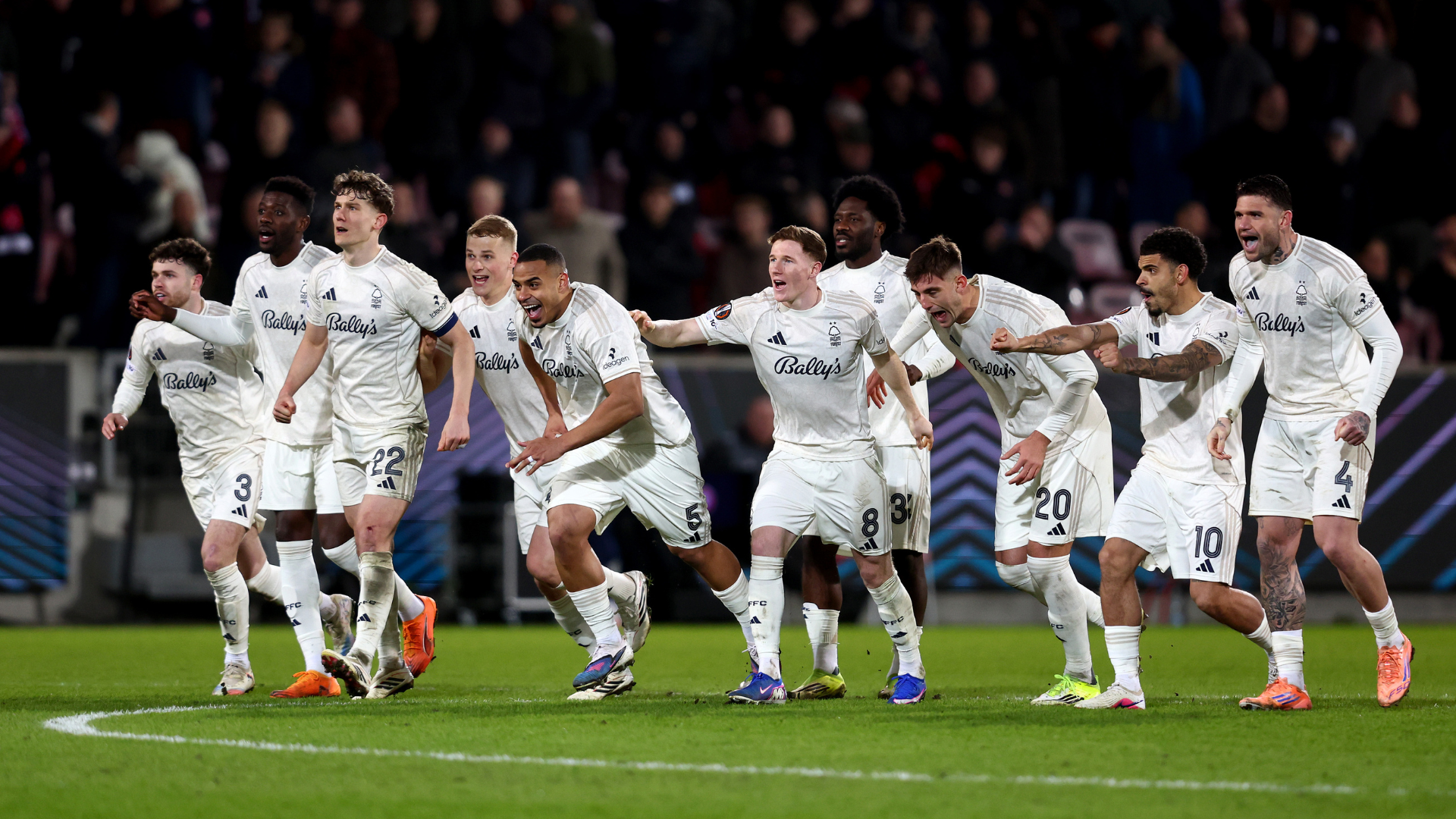 Midtjylland 2-2 Forest agg 0-3 pens