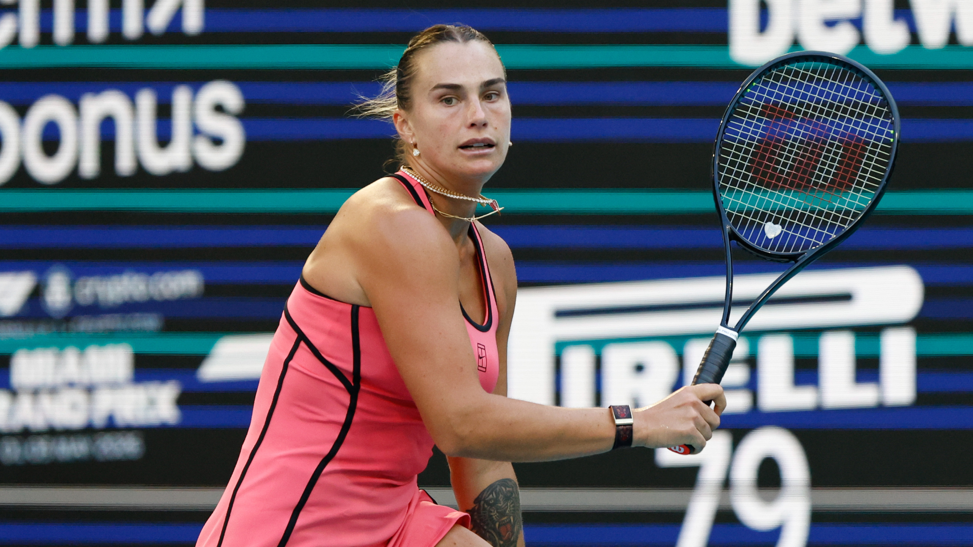 Sabalenka reaches Miami quarters
