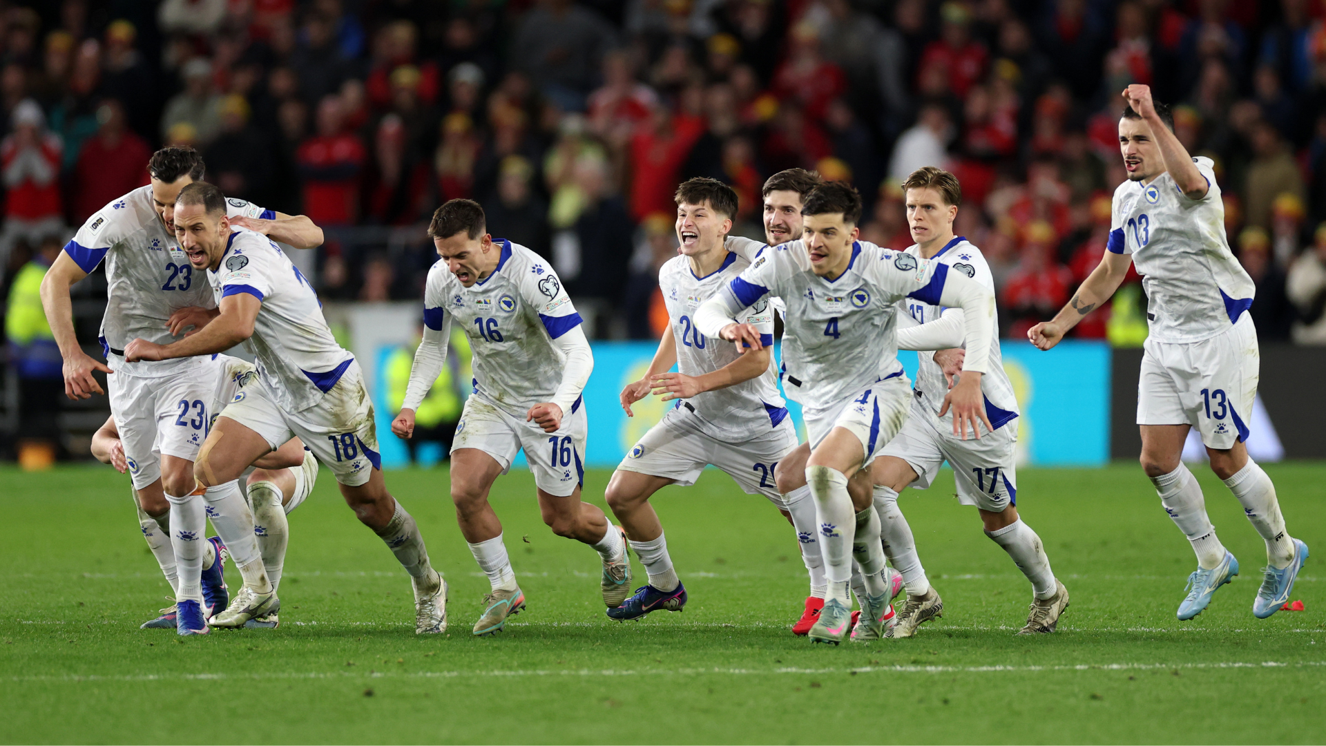 Wales 1-1 Bosnia (aet, 2-4 pens)
