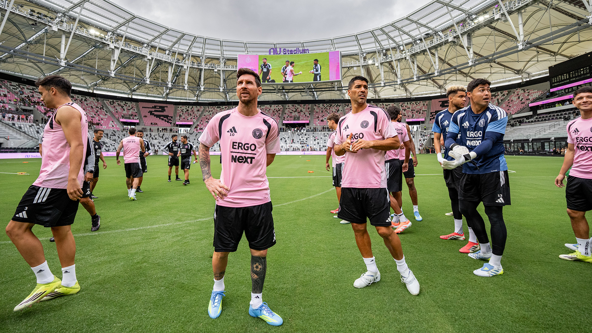Lionel Messi y Luis Suárez