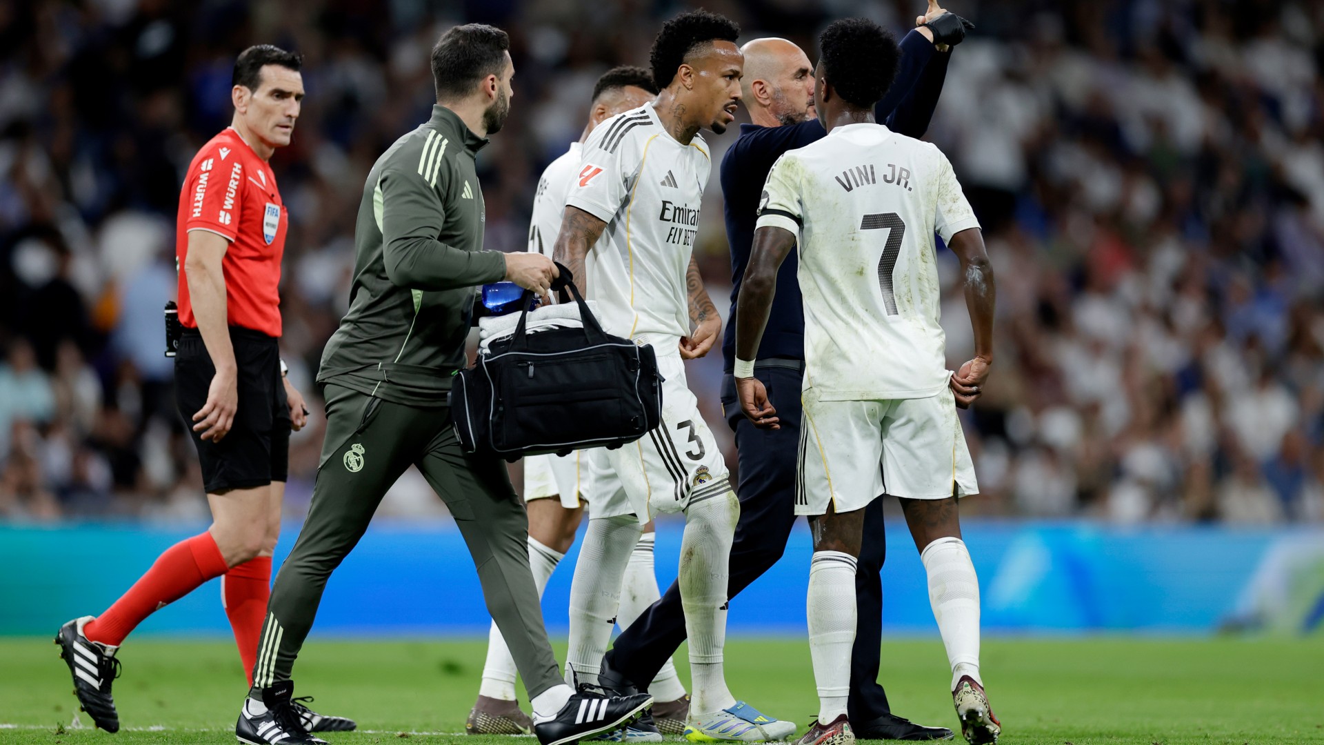 Militao, Guler suffer injuries