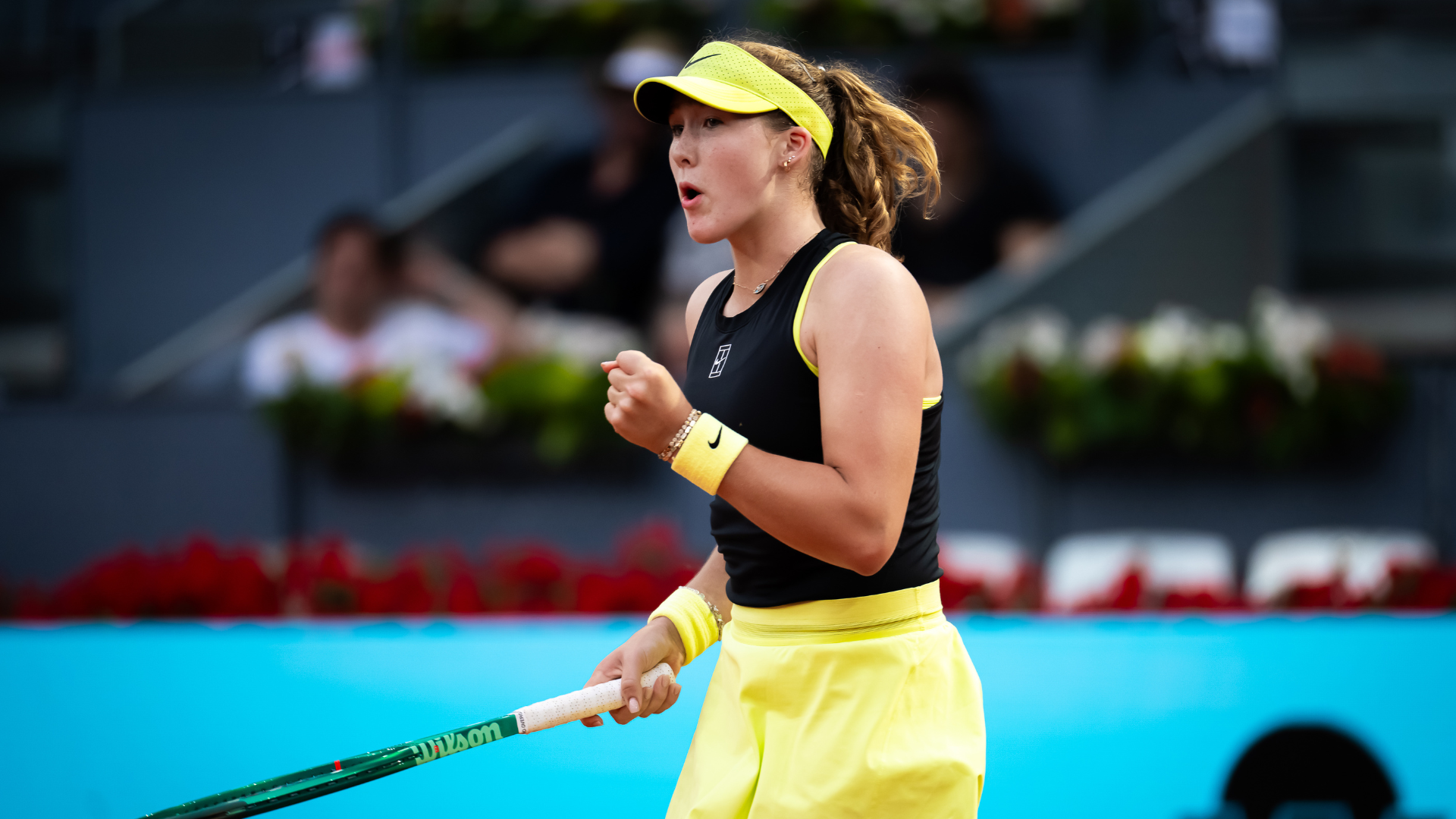 Andreeva progresses in Madrid