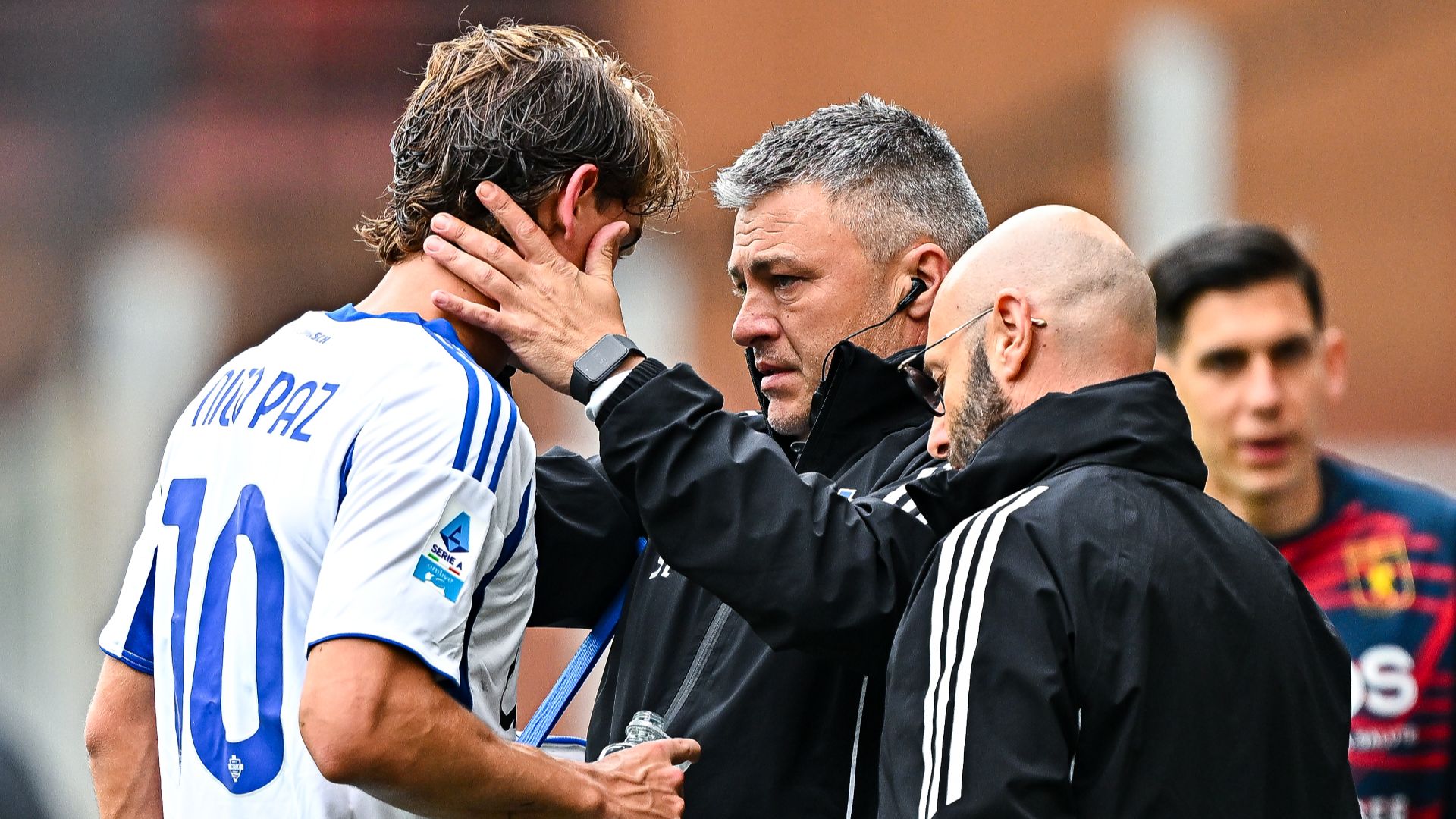 Como's Paz taken to hospital