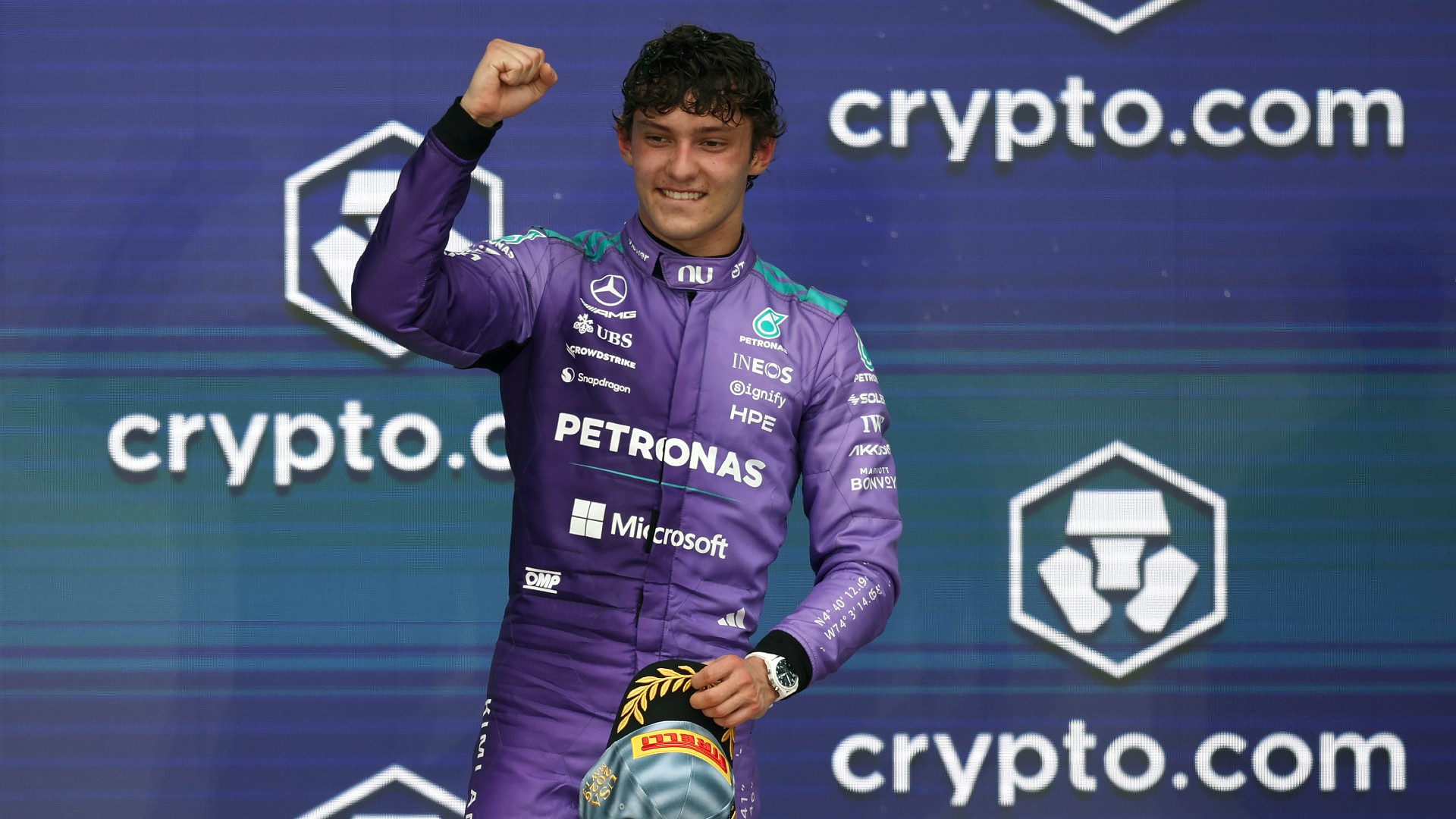 Antonelli wins Miami GP