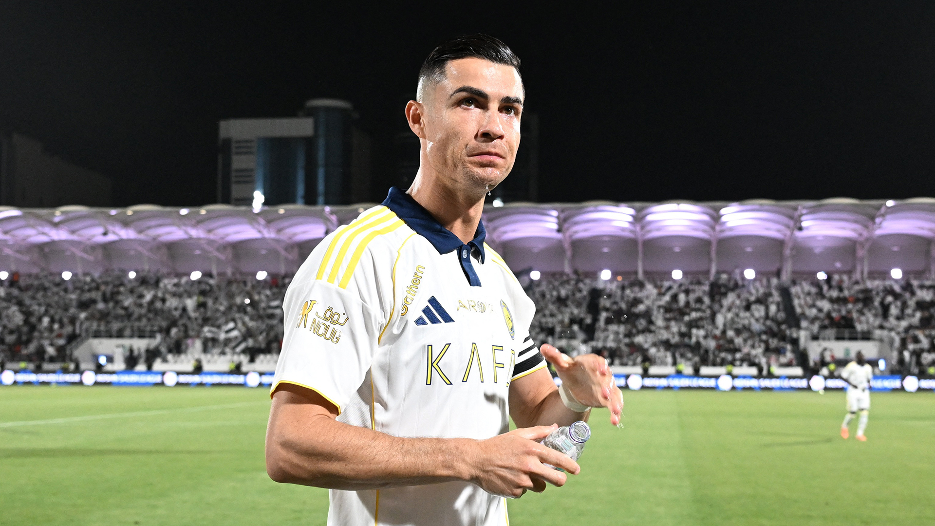 Cristiano Ronaldo durante un partido con el Al-Nassr.