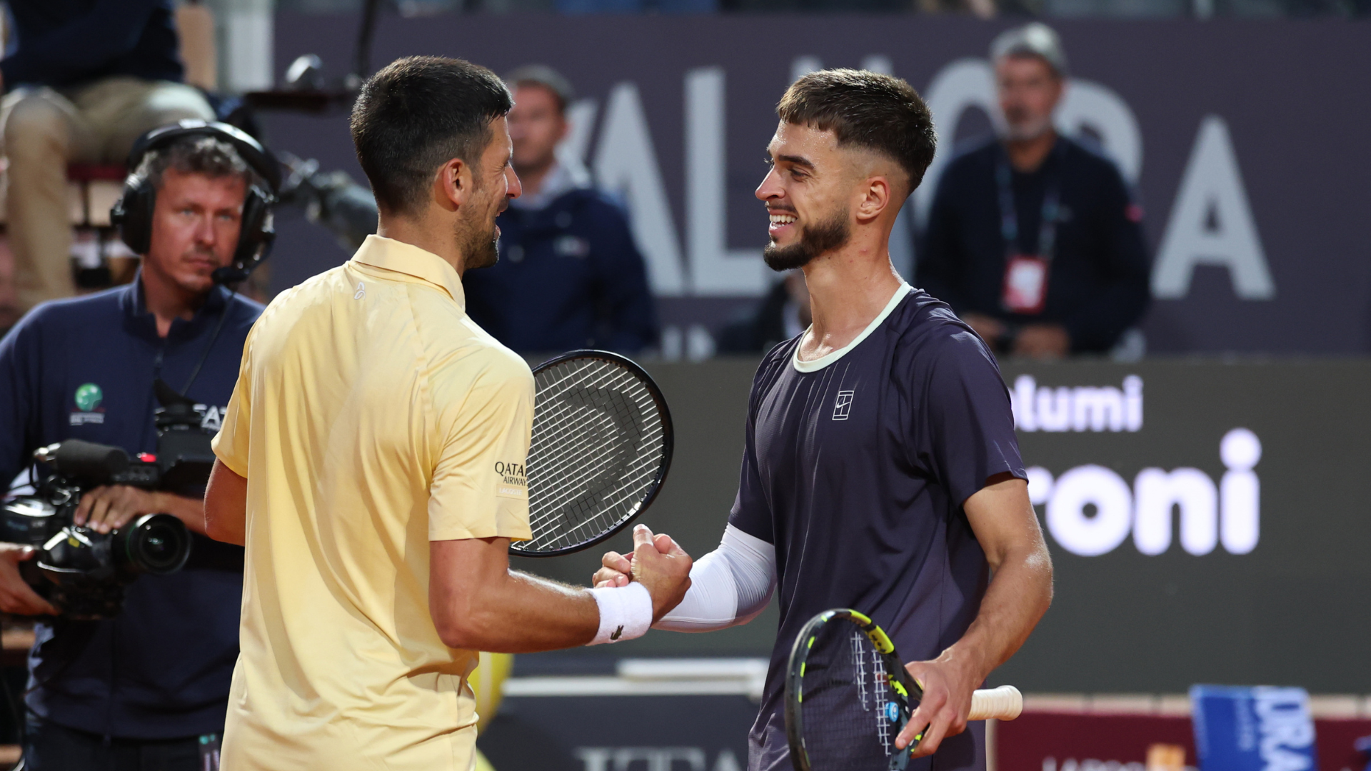 Prizmic stuns Djokovic in Rome