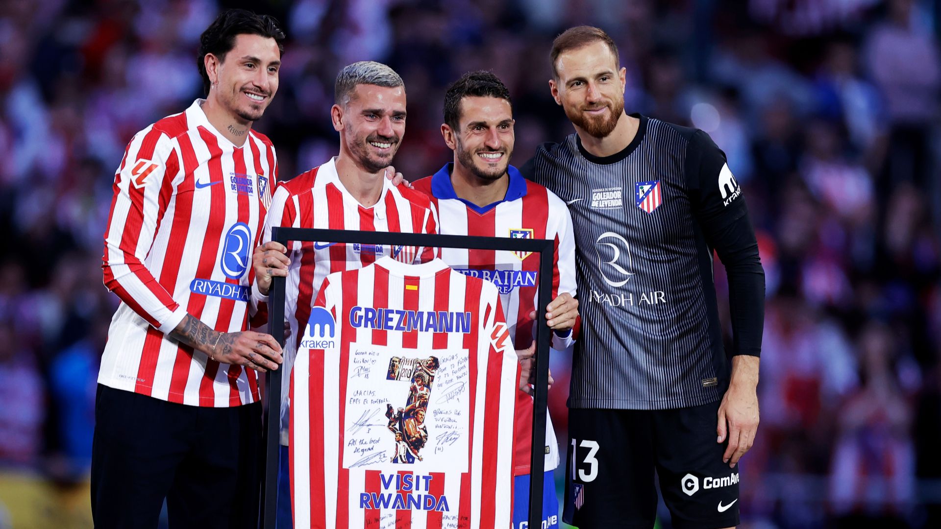 Oblak hails departing Griezmann