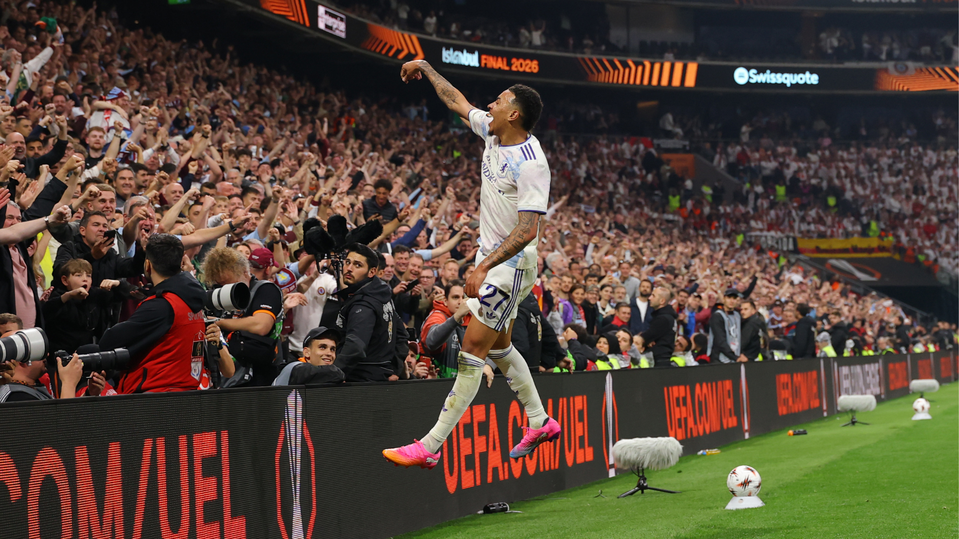 Rogers revels in Europa League win